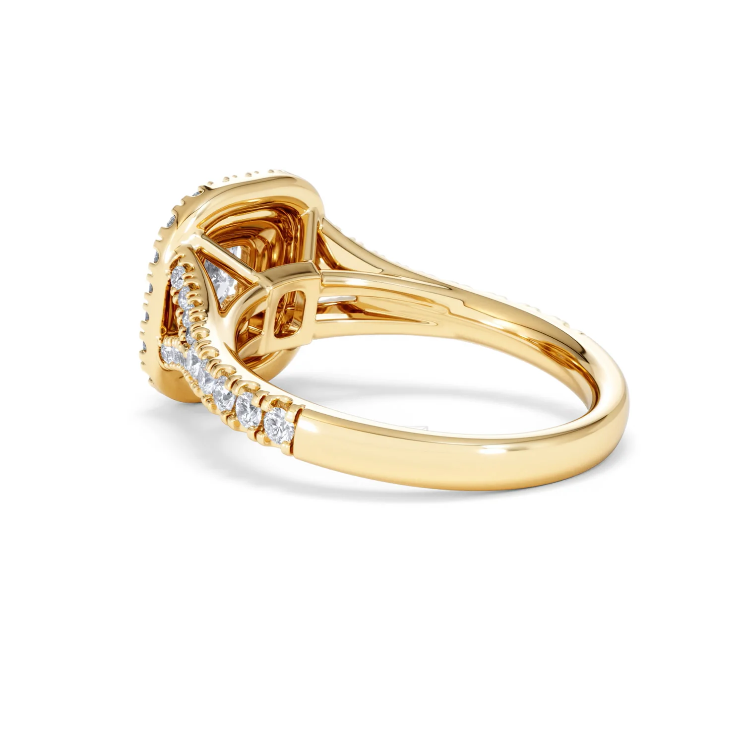 Anastasia Diamond Halo Engagement Ring in 18K Gold 1.30ct G/VS2 - Image 58