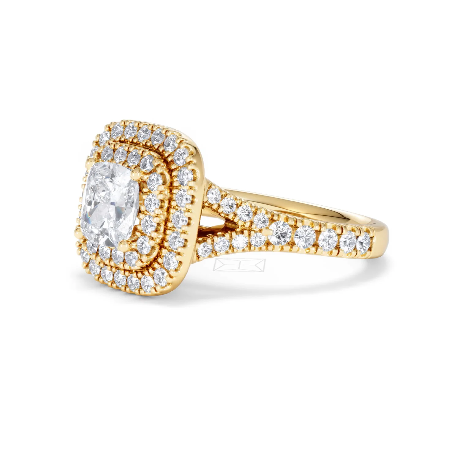 Anastasia GIA Diamond Halo Engagement Ring in 18K Gold 1.85ct G/VS2 - Image 77