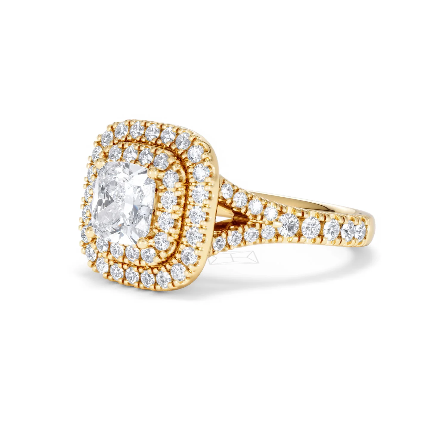 Anastasia GIA Diamond Halo Engagement Ring in 18K Gold 1.85ct G/VS2 - Image 79