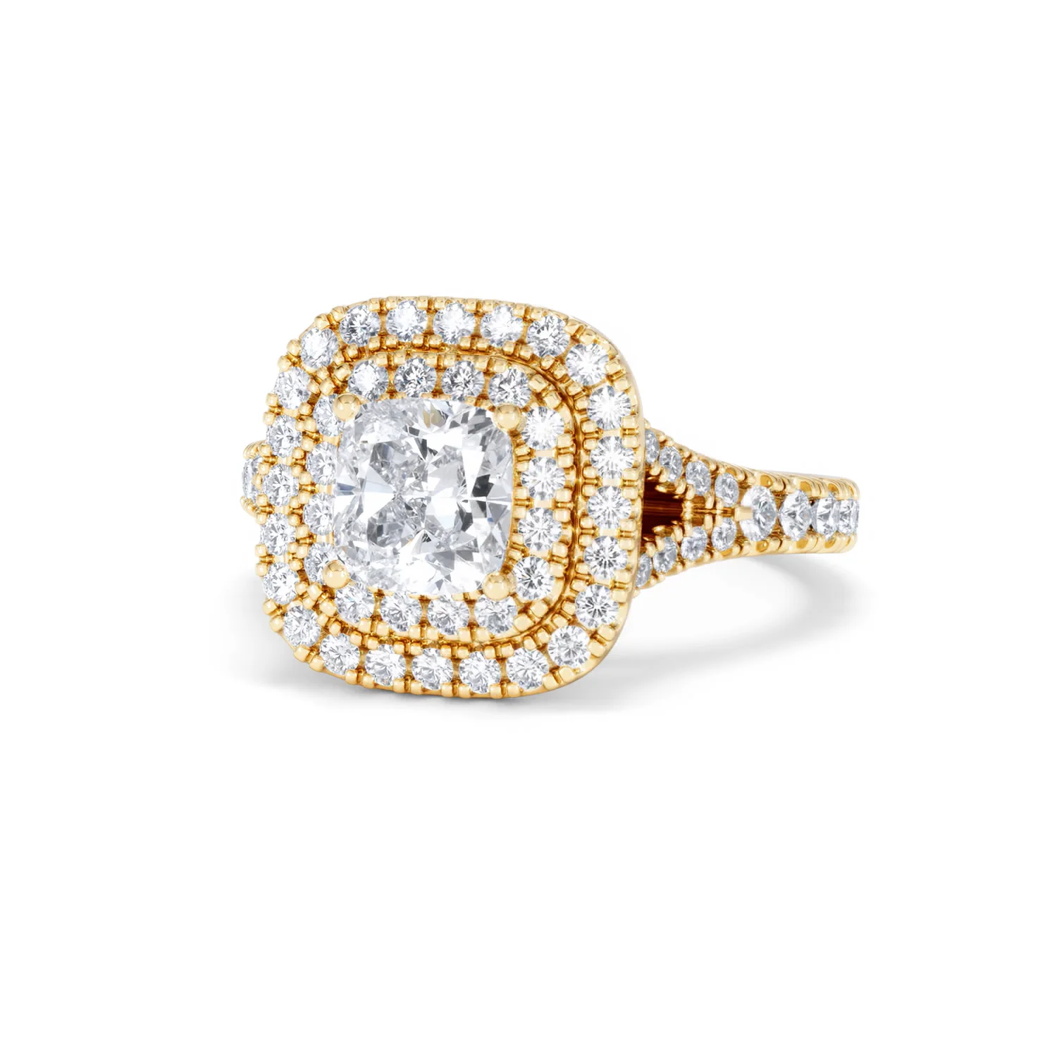 Anastasia GIA Diamond Halo Engagement Ring in 18K Gold 1.85ct G/VS2 - Image 84