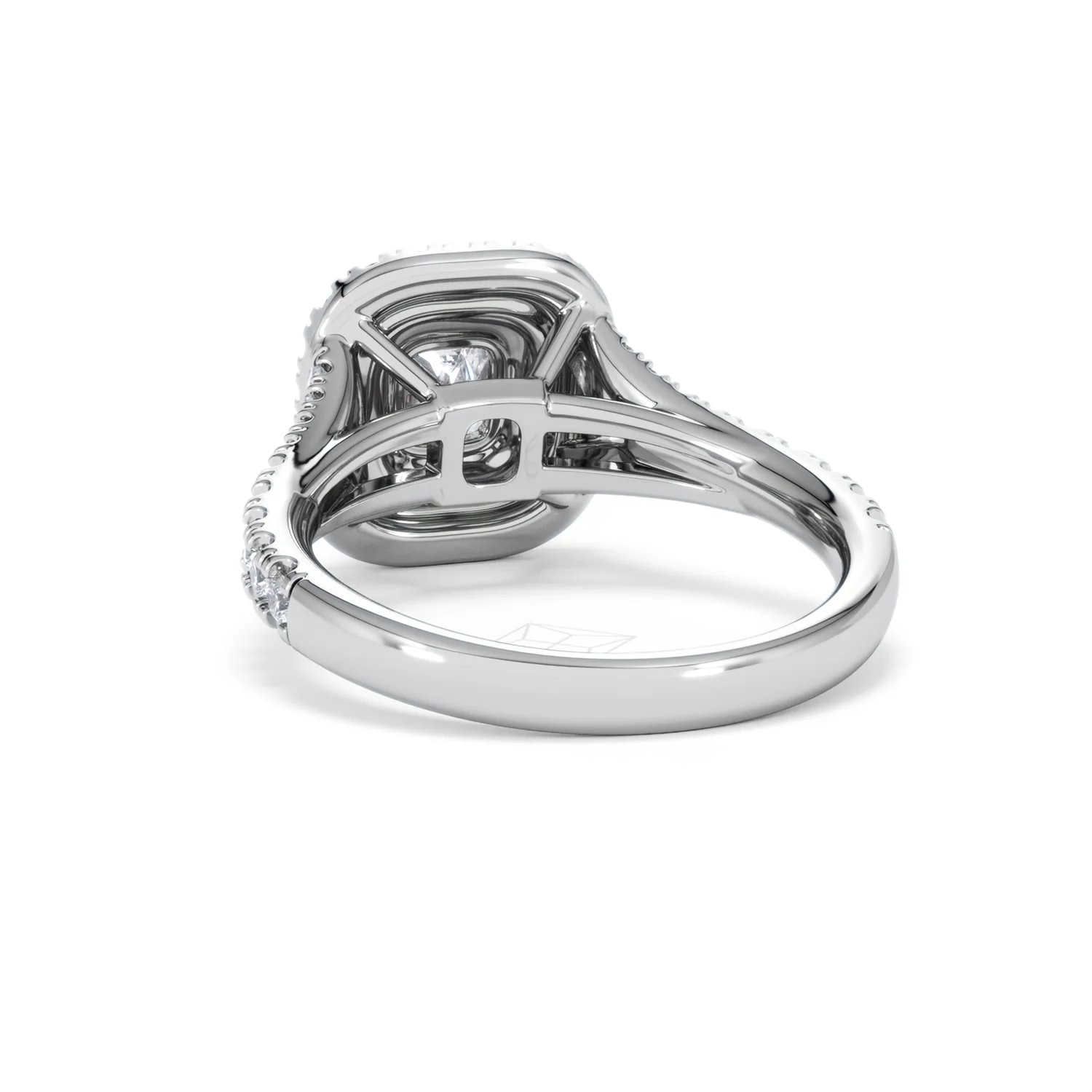 Anastasia Diamond Halo Engagement Ring in Platinum 1.30ct G/SI2 - Image 54