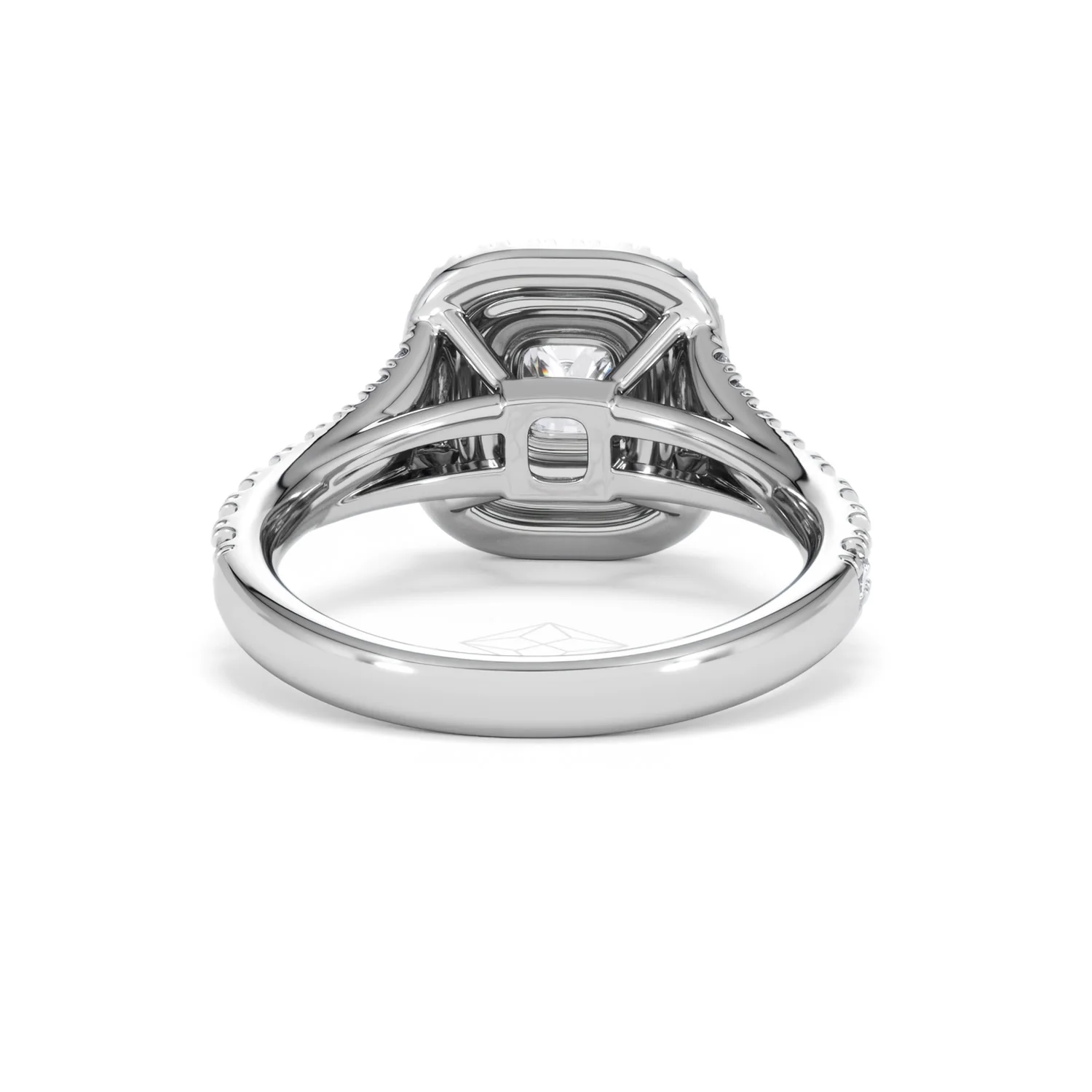Anastasia Diamond Halo Engagement Ring in Platinum 1.30ct G/VS2 - Image 49