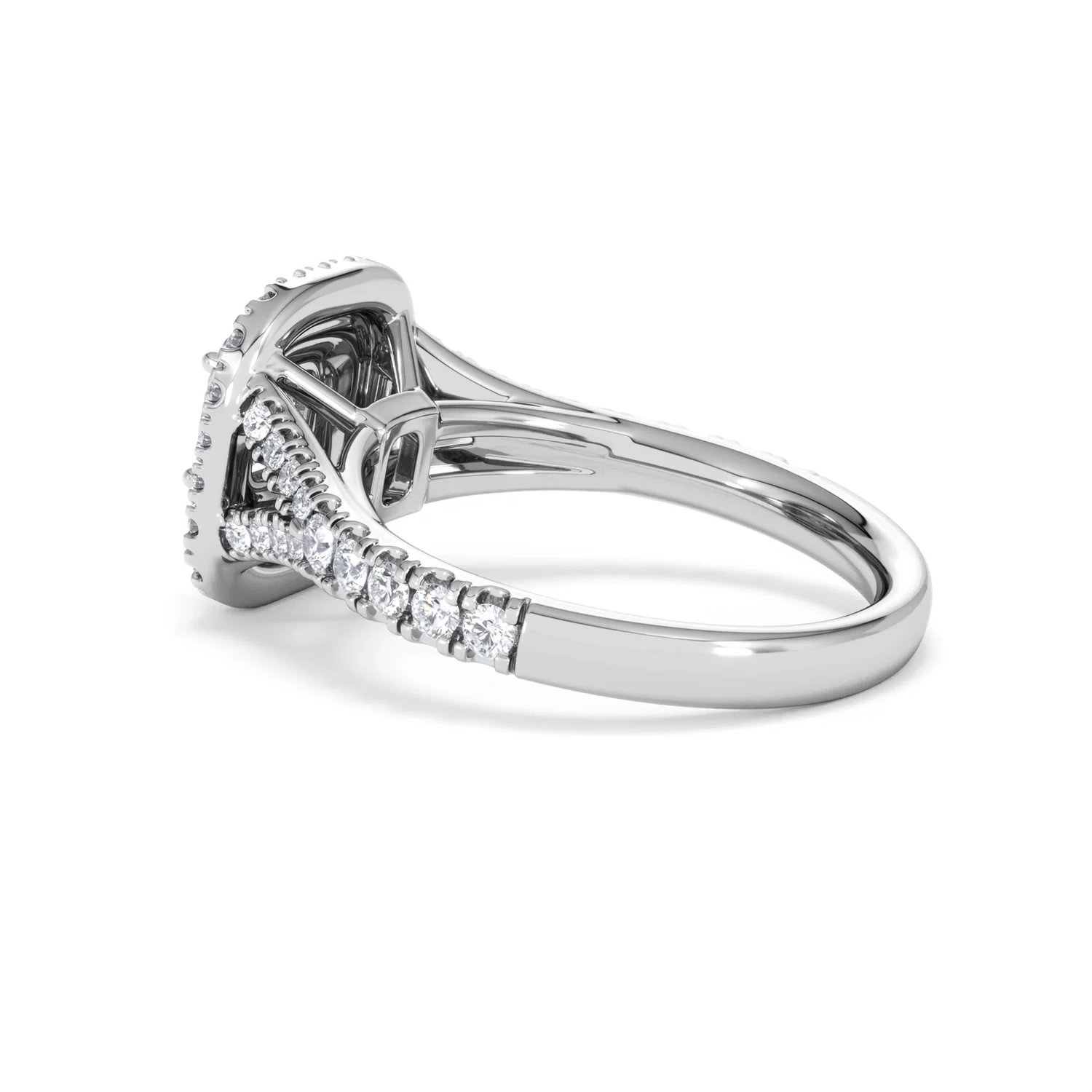 Anastasia Diamond Halo Engagement Ring in Platinum 1.30ct G/VS2 - Image 63