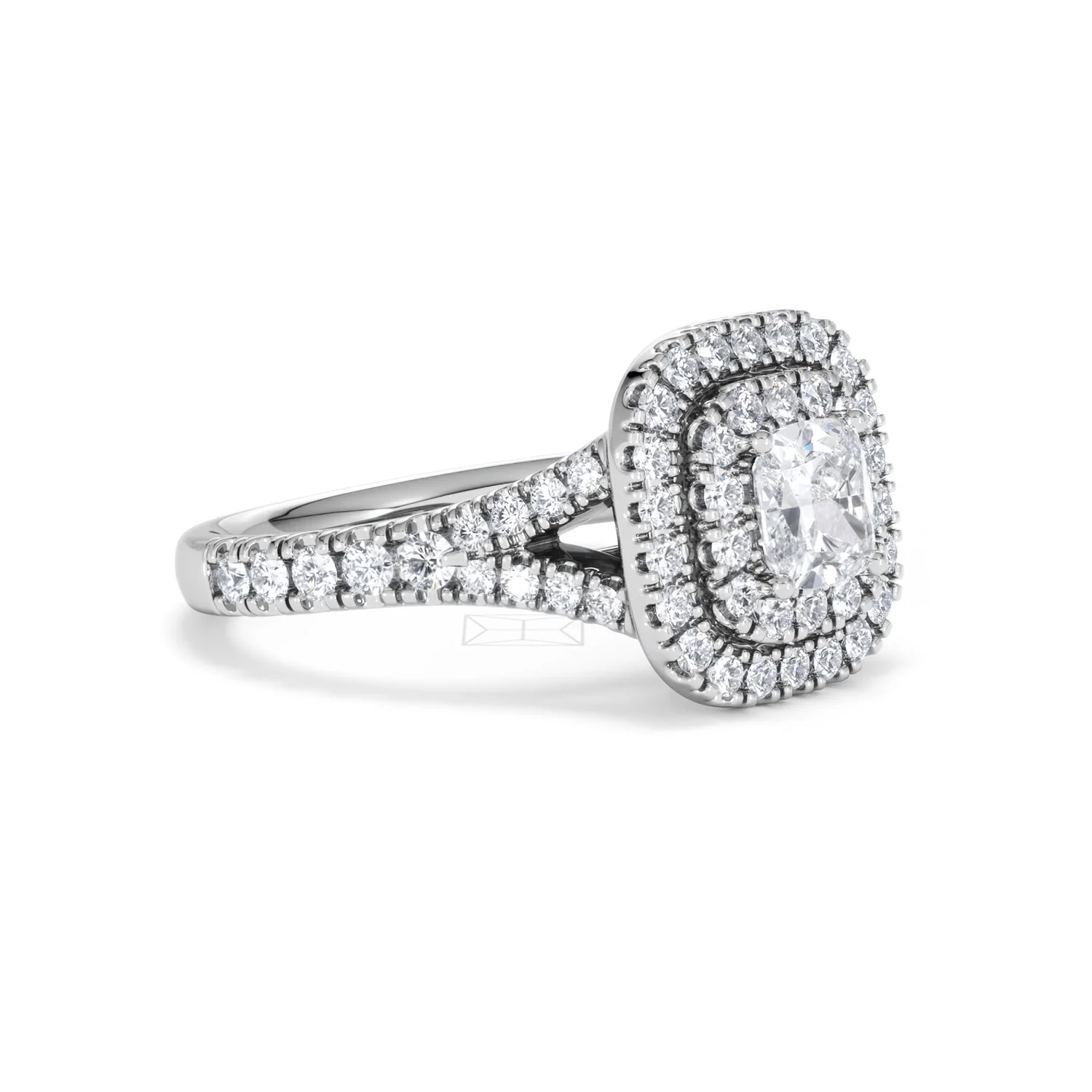 Anastasia GIA Diamond Halo Engagement Ring in Platinum 1.45ct G/VS2 - Image 20
