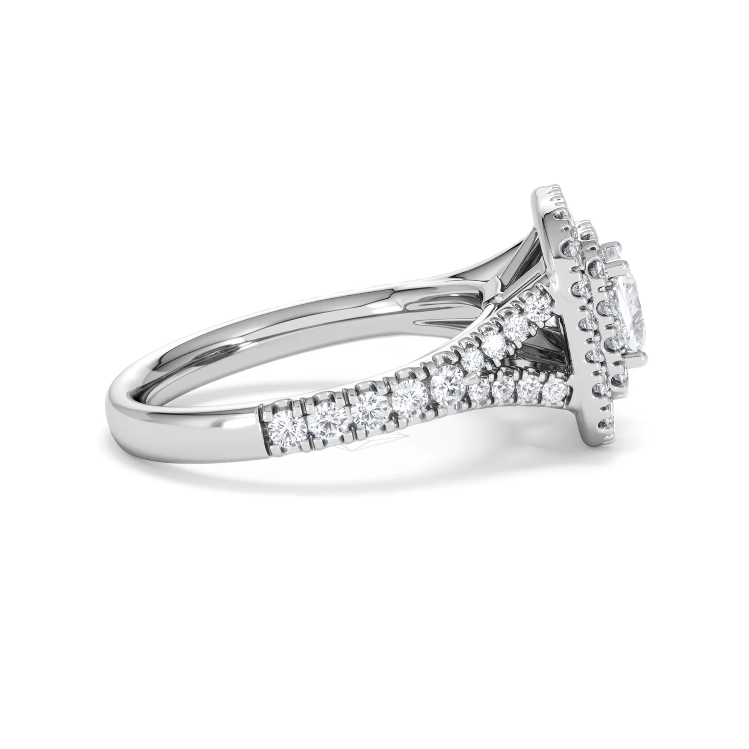 Anastasia GIA Diamond Halo Engagement Ring in Platinum 1.45ct G/VS2 - Image 30
