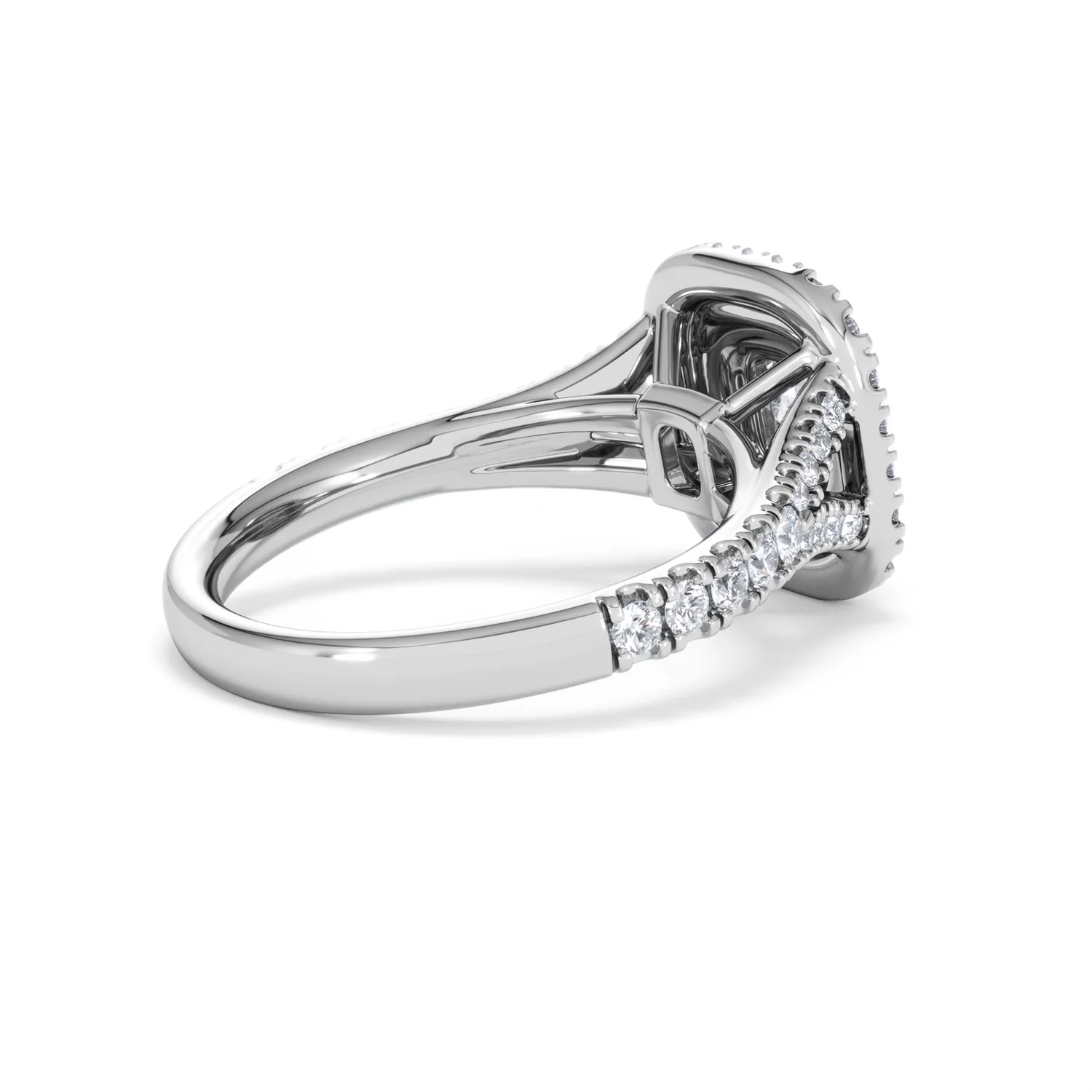 Anastasia GIA Diamond Halo Engagement Ring in Platinum 1.45ct G/VS2 - Image 38