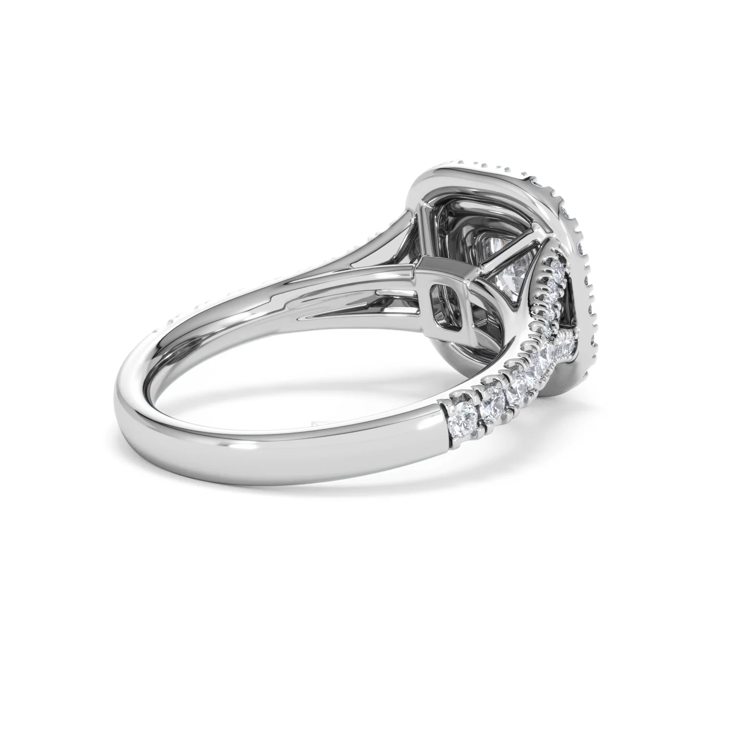 Anastasia GIA Diamond Halo Engagement Ring in Platinum 1.45ct G/VS2 - Image 40