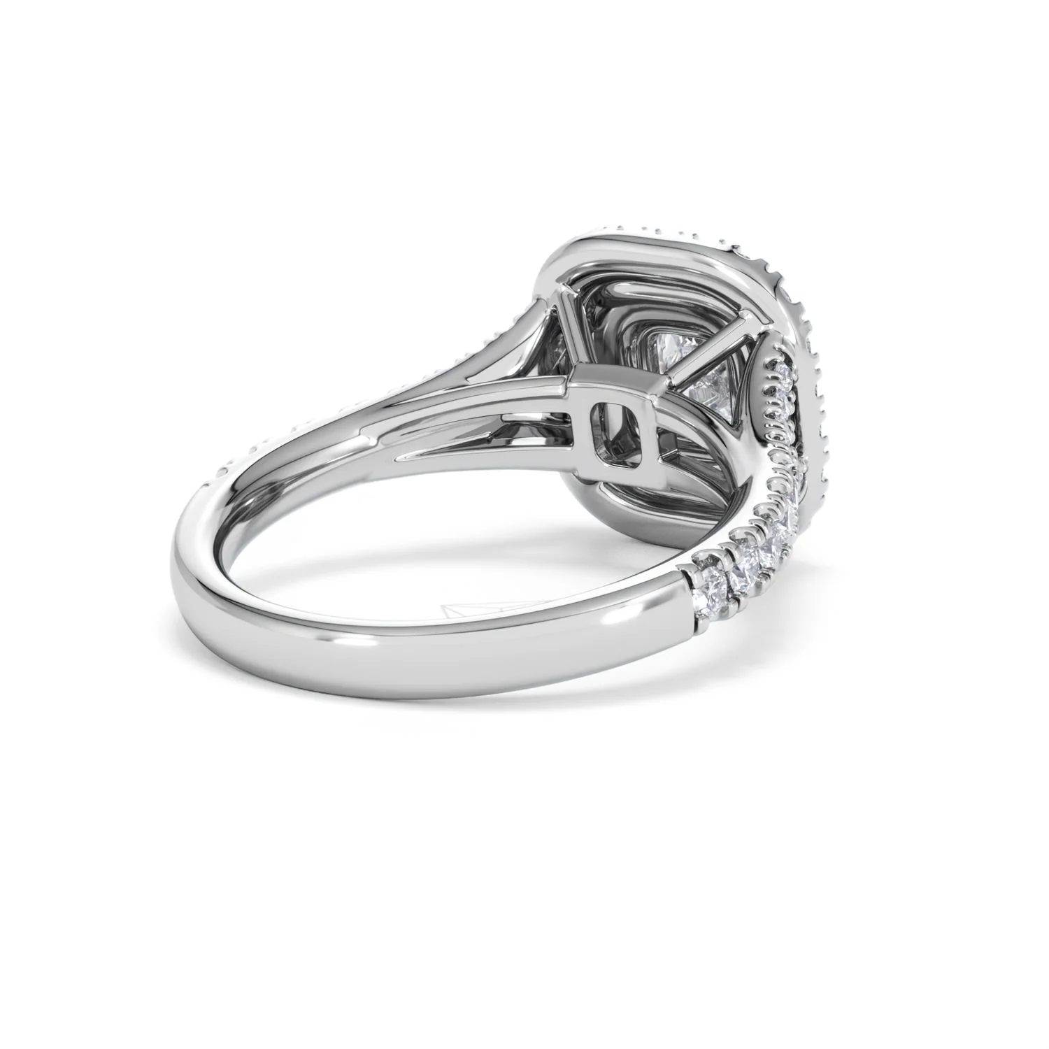 Anastasia GIA Diamond Halo Engagement Ring in Platinum 1.45ct G/VS2 - Image 42