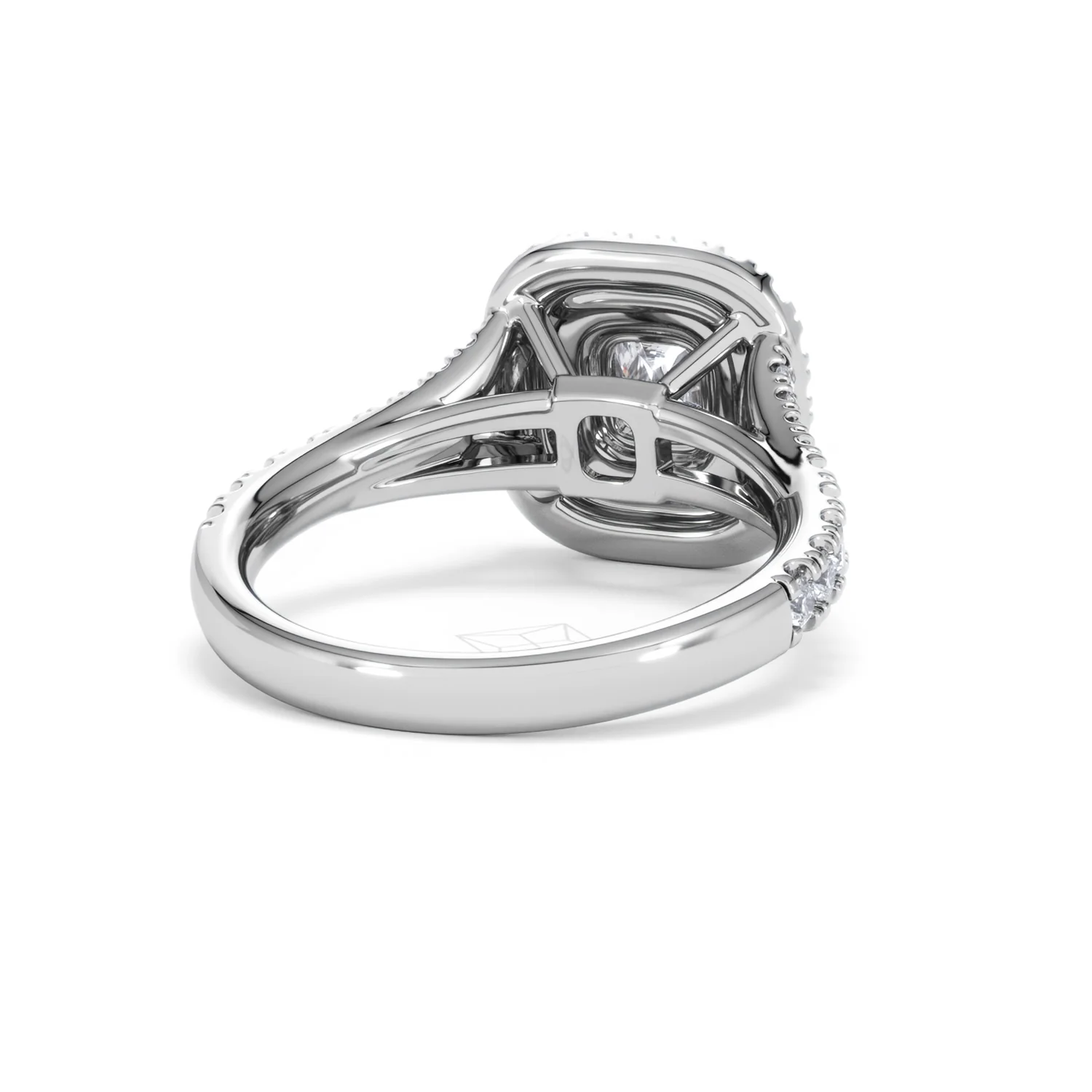 Anastasia GIA Diamond Halo Engagement Ring in Platinum 1.45ct G/VS2 - Image 45