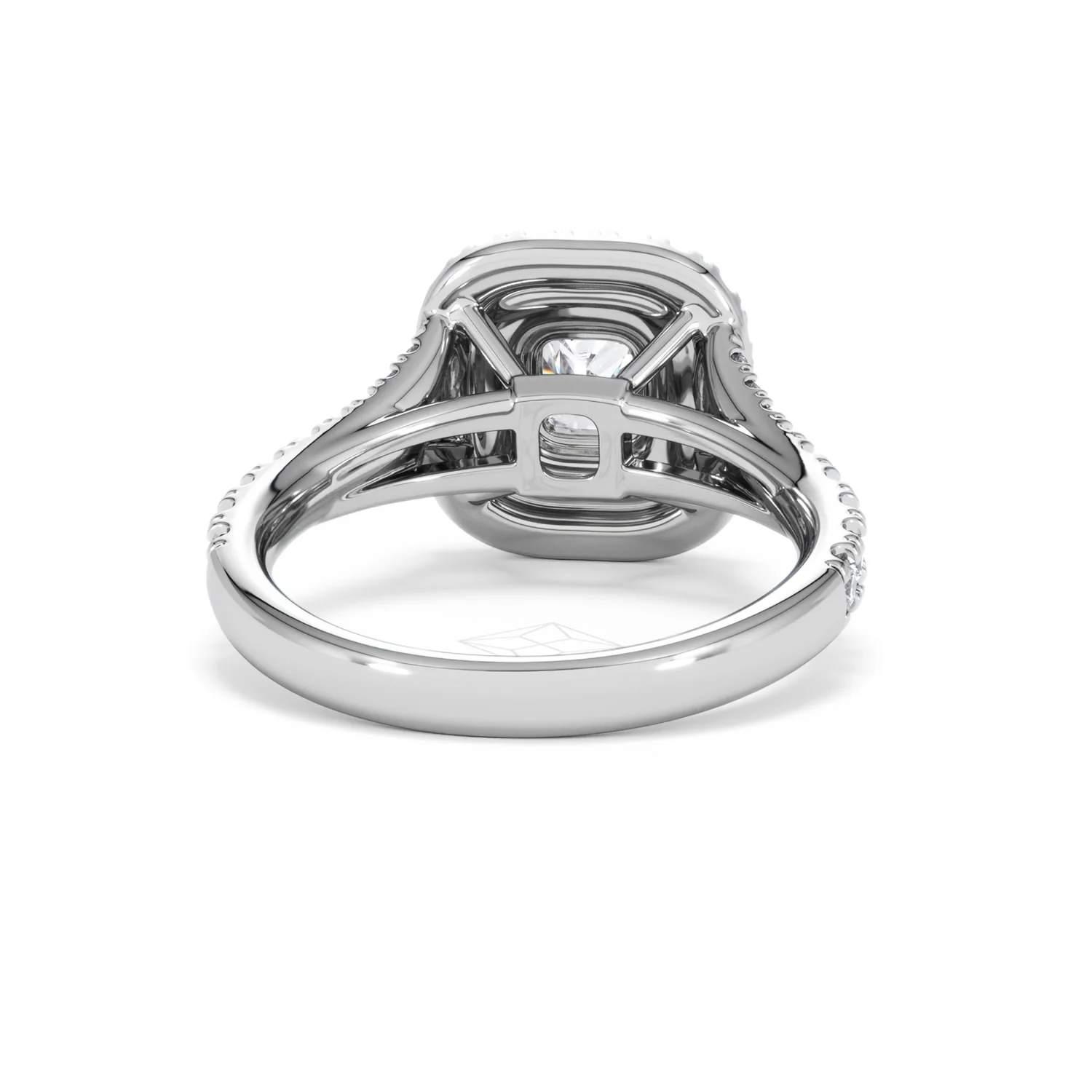 Anastasia GIA Diamond Halo Engagement Ring in Platinum 1.45ct G/VS2 - Image 48