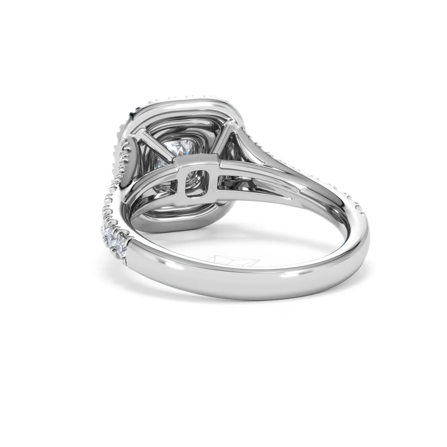 Anastasia GIA Diamond Halo Engagement Ring in Platinum 1.45ct G/VS2 - Image 55