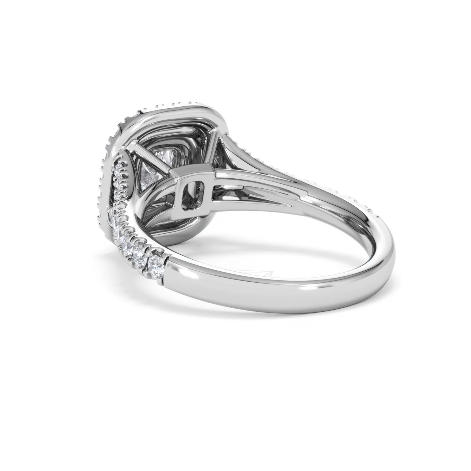 Anastasia GIA Diamond Halo Engagement Ring in Platinum 1.45ct G/VS2 - Image 58