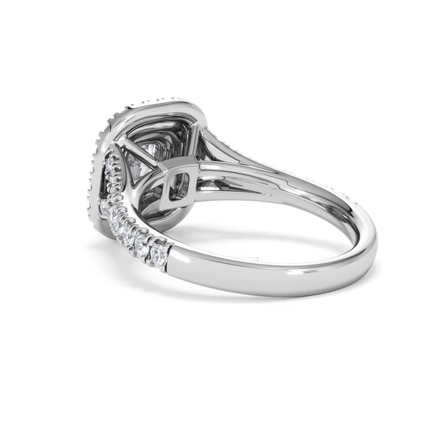 Anastasia GIA Diamond Halo Engagement Ring in Platinum 1.45ct G/VS2 - Image 59