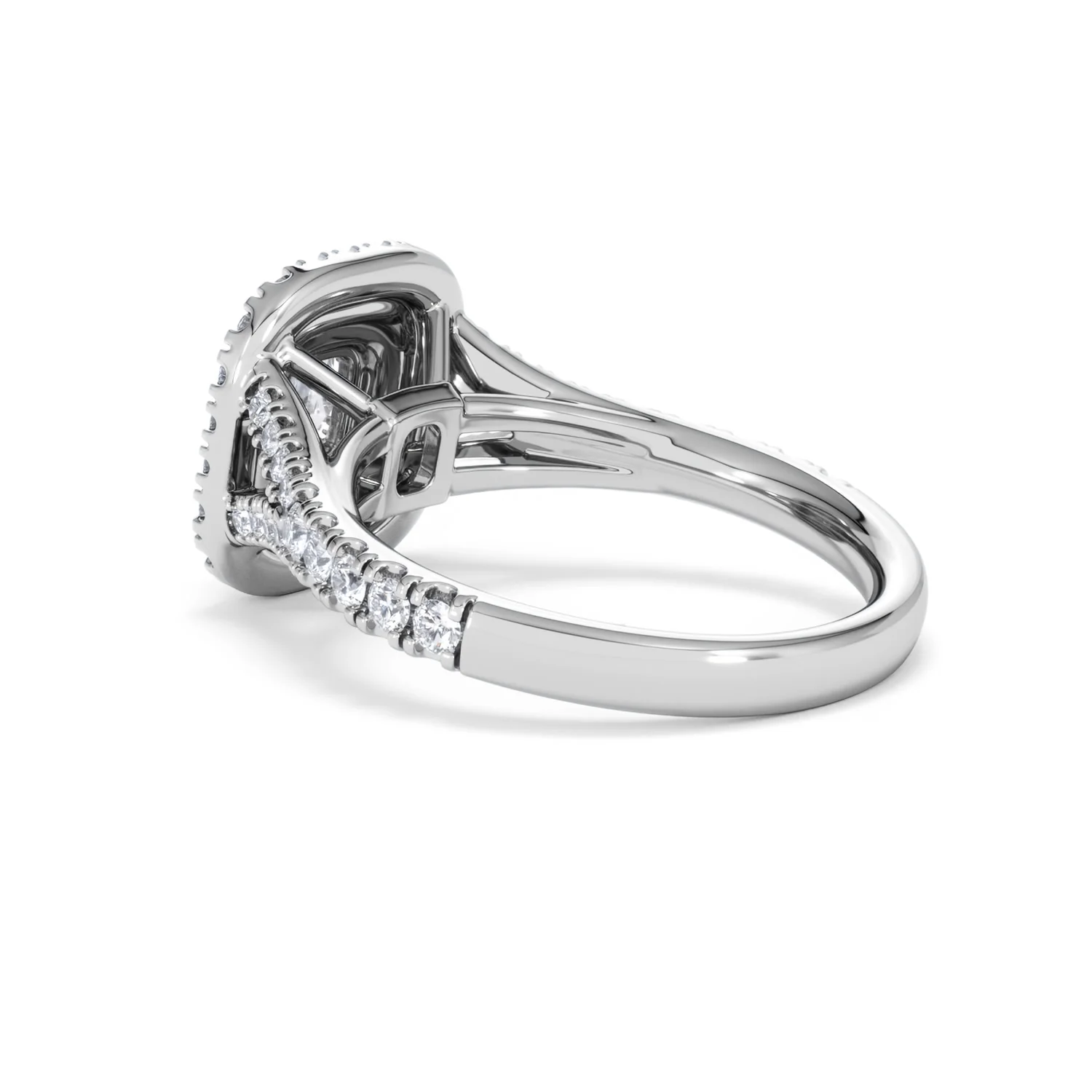 Anastasia GIA Diamond Halo Engagement Ring in Platinum 1.45ct G/VS2 - Image 61