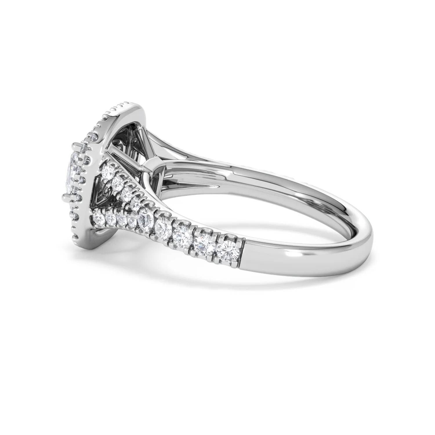 Anastasia GIA Diamond Halo Engagement Ring in Platinum 1.45ct G/VS2 - Image 66