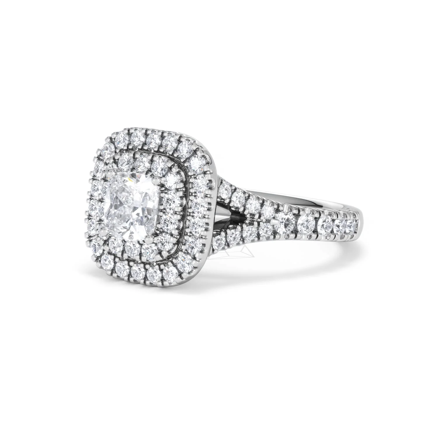 Anastasia GIA Diamond Halo Engagement Ring in Platinum 1.45ct G/VS2 - Image 82