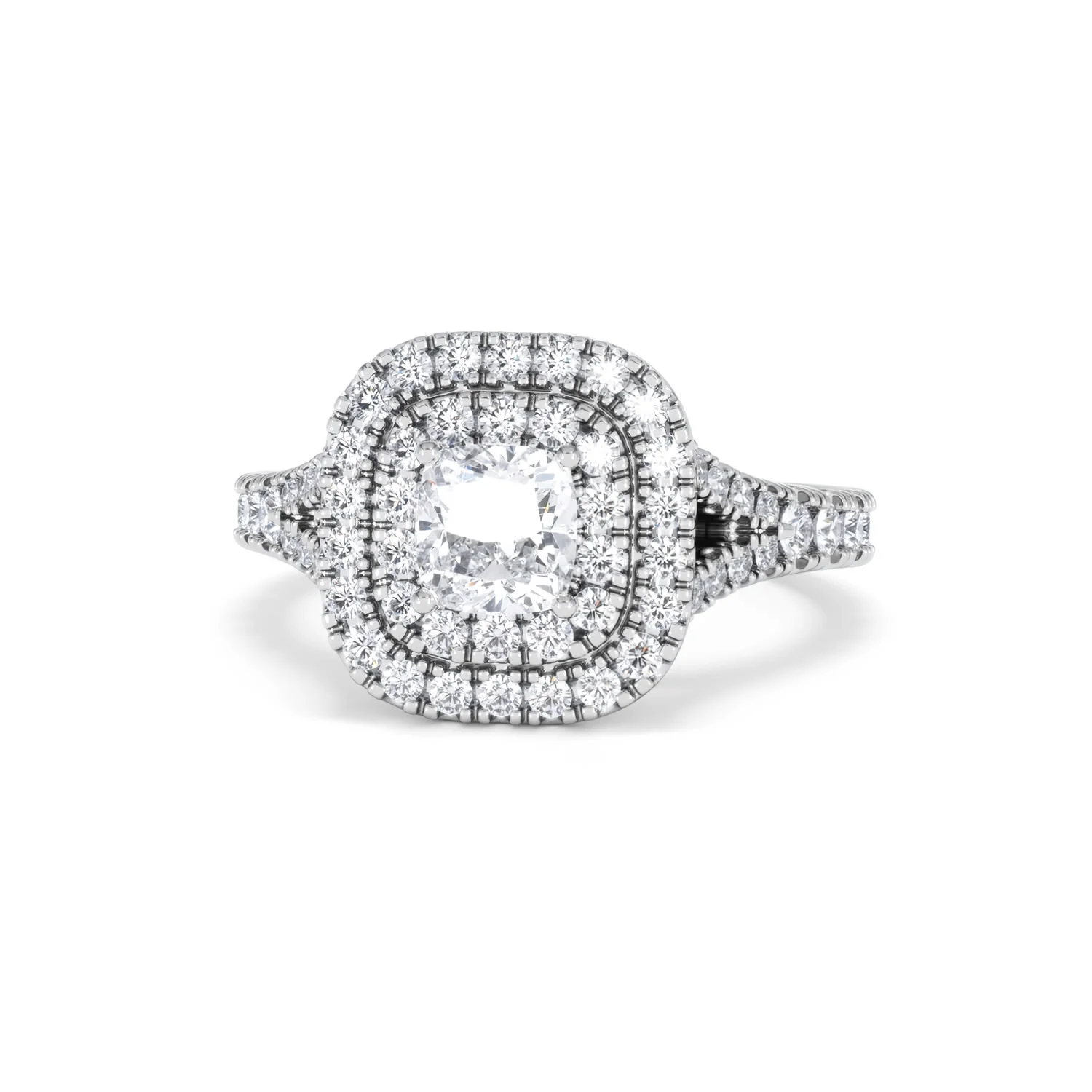 Anastasia GIA Diamond Halo Engagement Ring in Platinum 1.45ct G/VS2 - Image 88