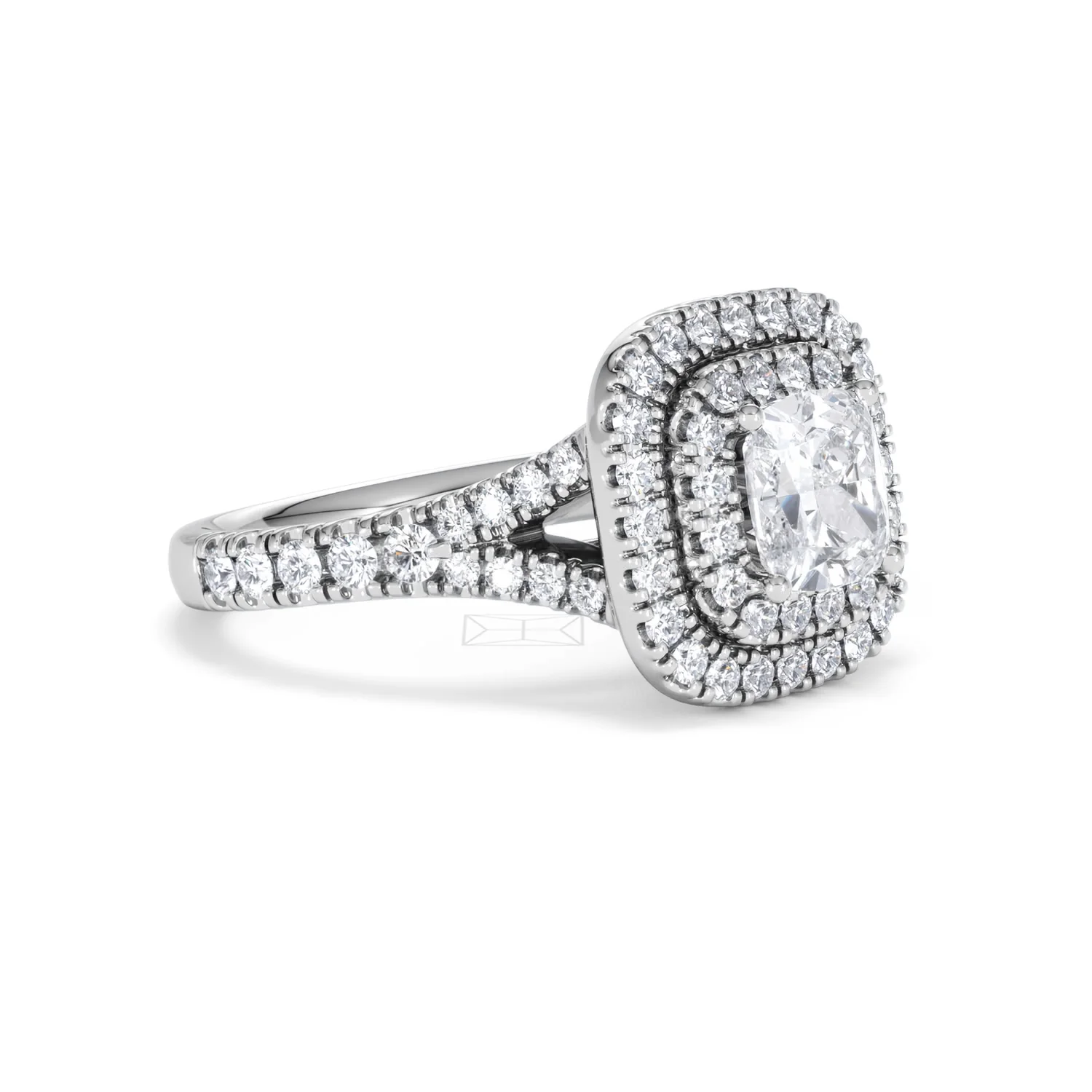 Anastasia GIA Diamond Halo Engagement Ring in Platinum 1.85ct G/VS2 - Image 18