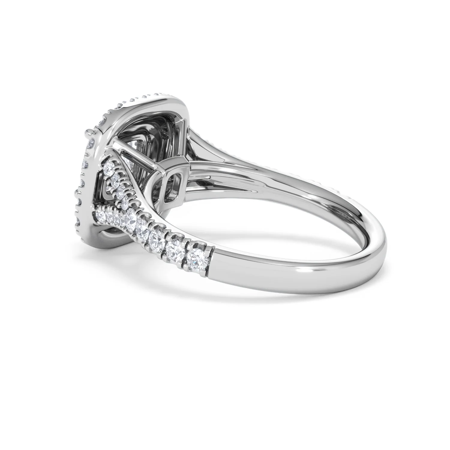 Anastasia GIA Diamond Halo Engagement Ring in Platinum 1.85ct G/VS2 - Image 60