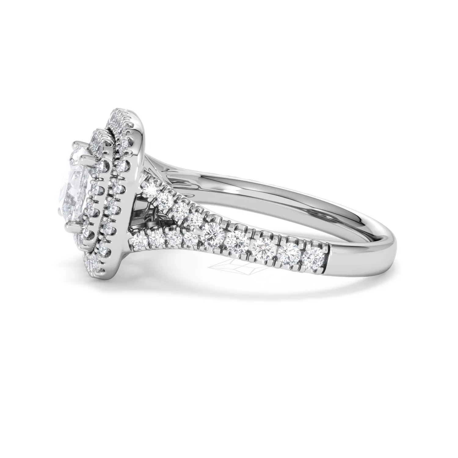 Anastasia GIA Diamond Halo Engagement Ring in Platinum 1.85ct G/VS2 - Image 70