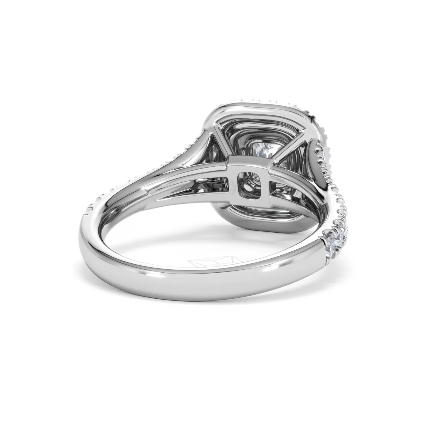 Anastasia Lab Diamond Halo Engagement Ring 18K White Gold 1.30ct F/VS1 - Image 45