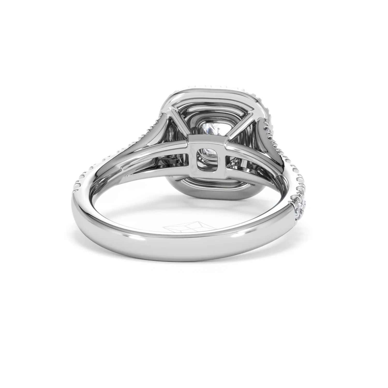 Anastasia Lab Diamond Halo Engagement Ring 18K White Gold 1.30ct F/VS1 - Image 47