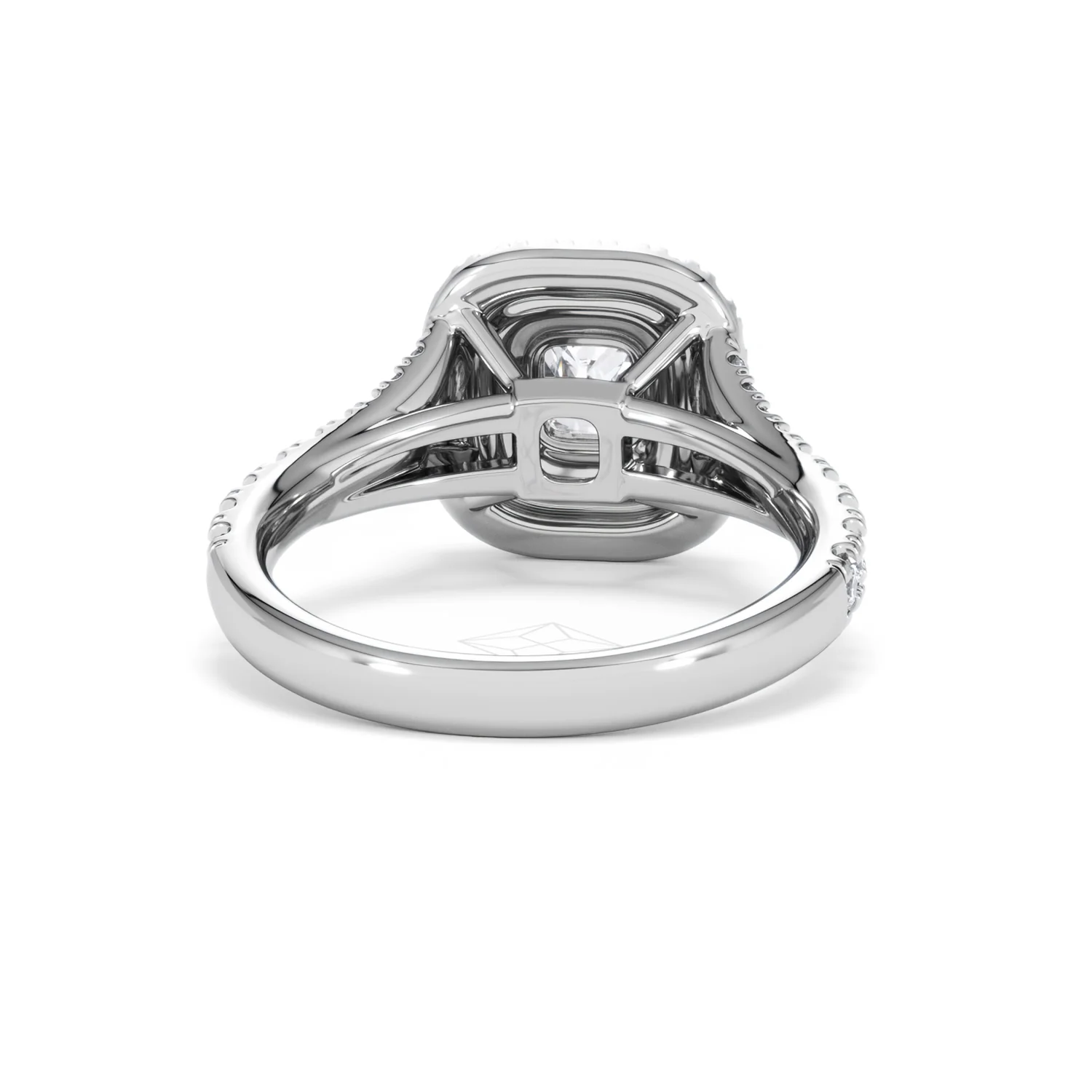 Anastasia Lab Diamond Halo Engagement Ring 18K White Gold 1.30ct F/VS1 - Image 48