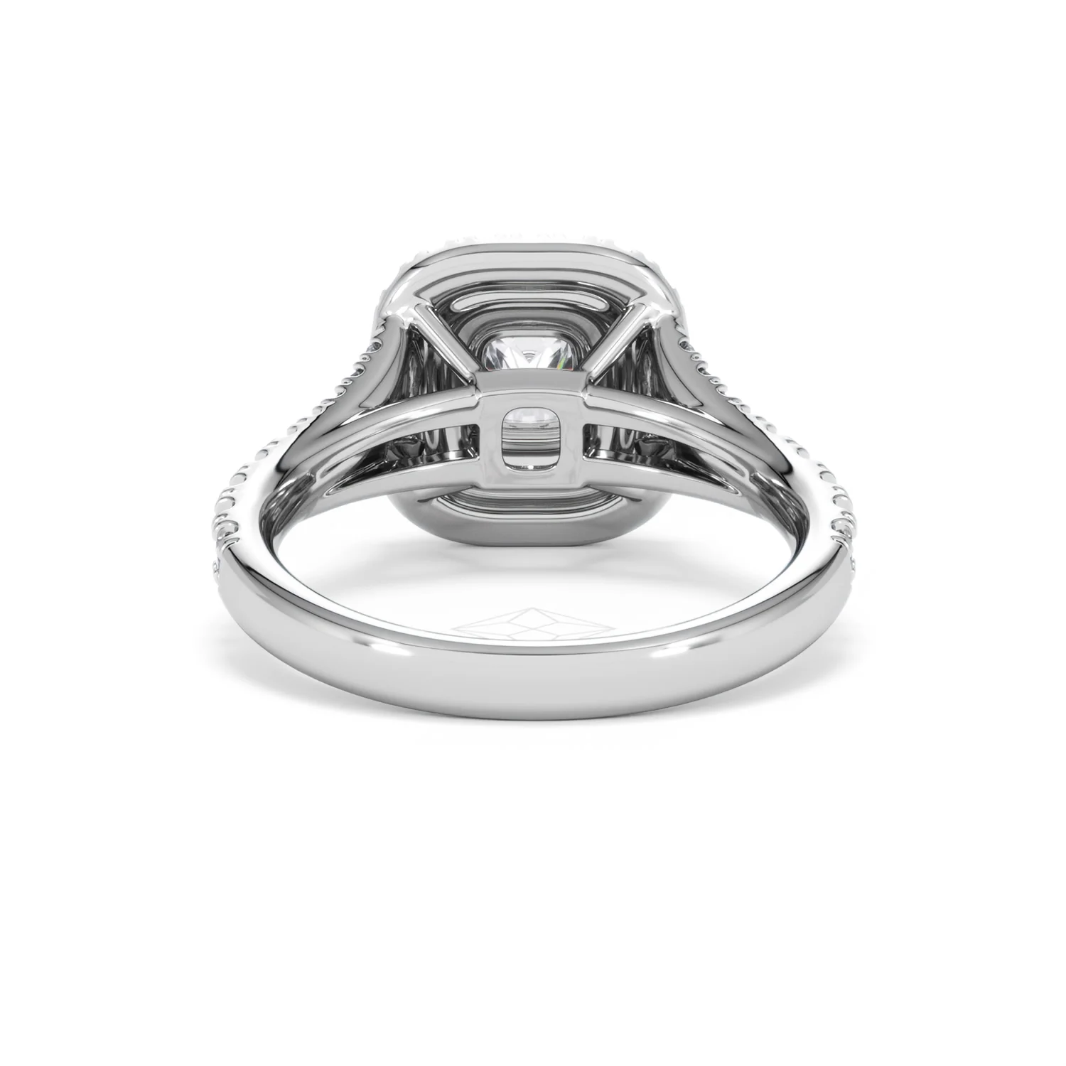 Anastasia Lab Diamond Halo Engagement Ring 18K White Gold 1.30ct F/VS1 - Image 50