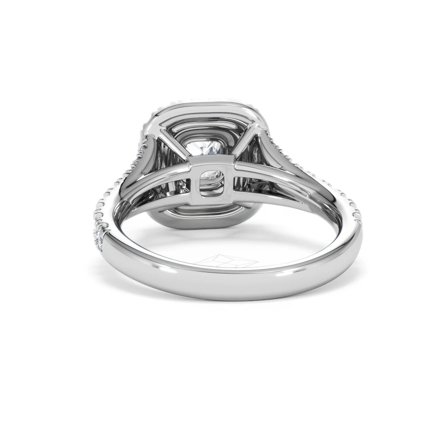 Anastasia Lab Diamond Halo Engagement Ring 18K White Gold 1.30ct F/VS1 - Image 52