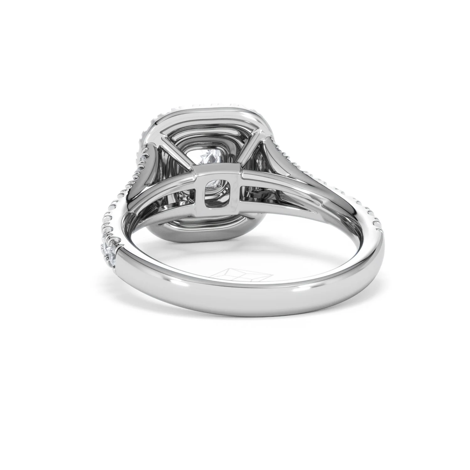 Anastasia Lab Diamond Halo Engagement Ring 18K White Gold 1.30ct F/VS1 - Image 53