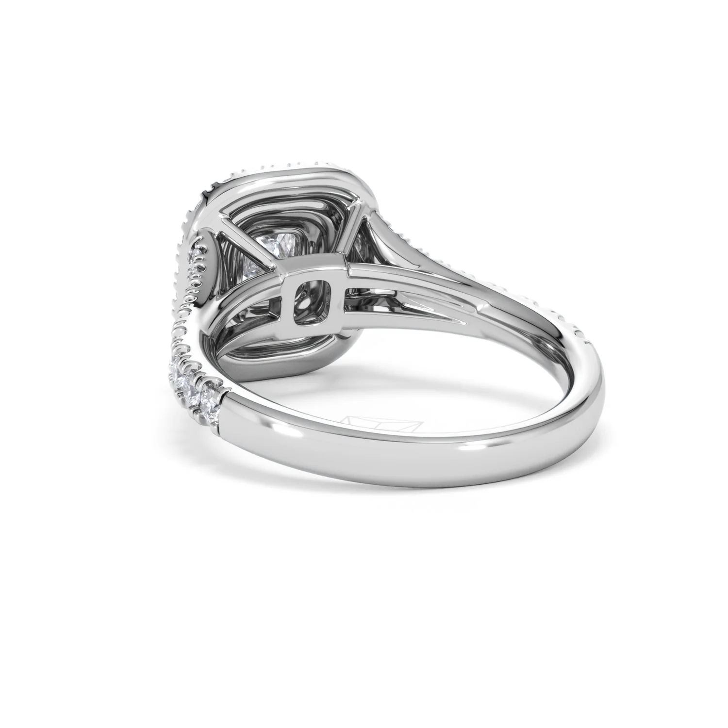 Anastasia Lab Diamond Halo Engagement Ring 18K White Gold 1.30ct F/VS1 - Image 56