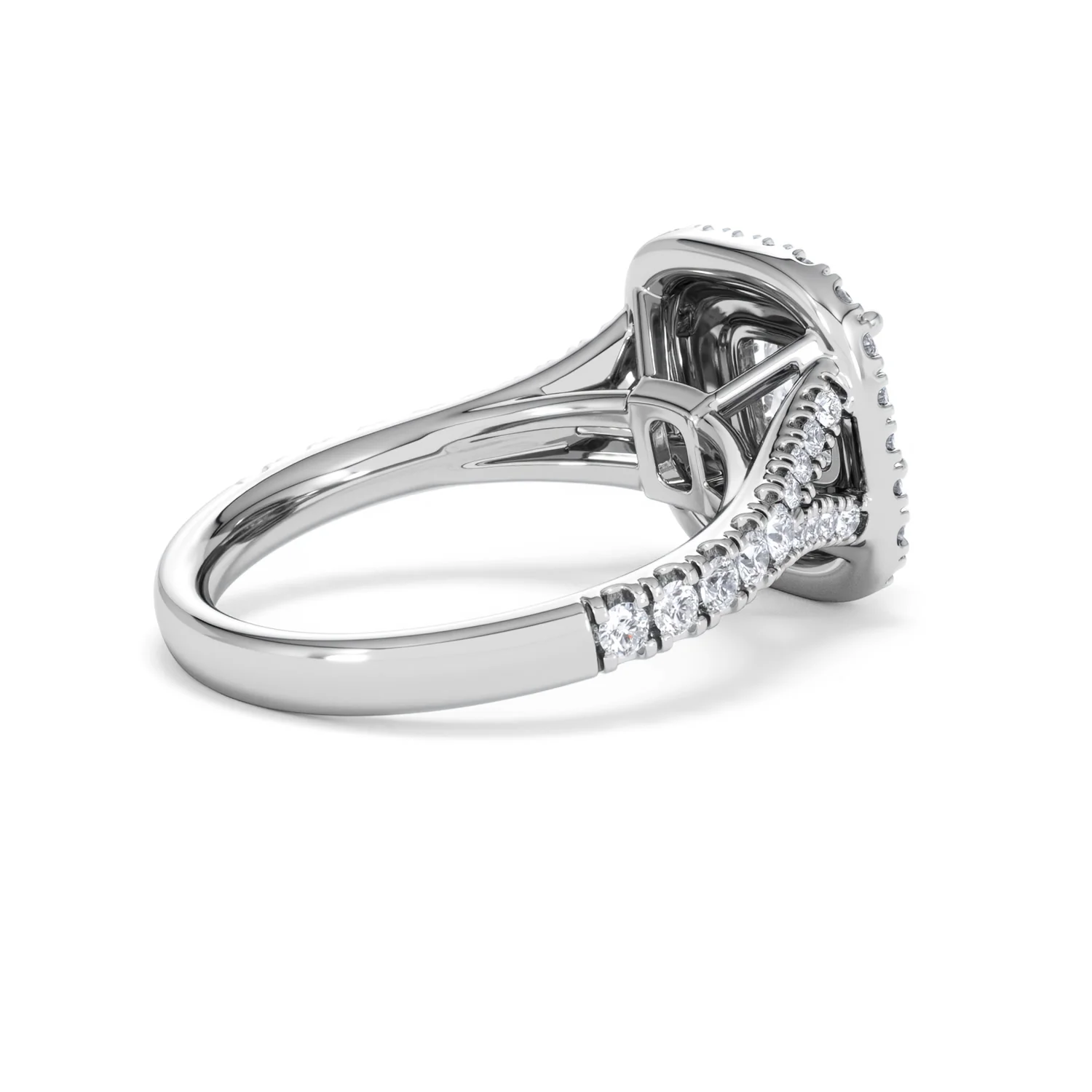Anastasia Lab Diamond Halo Engagement Ring 18K White Gold 1.85ct F/VS1 - Image 36
