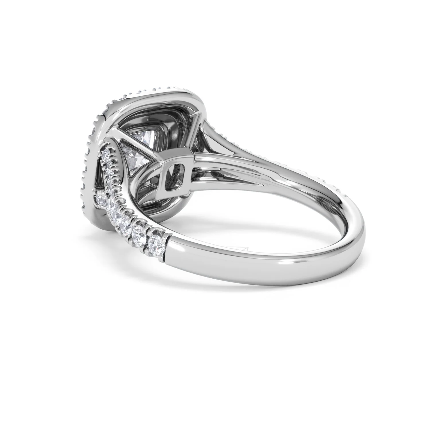 Anastasia Lab Diamond Halo Engagement Ring 18K White Gold 1.85ct F/VS1 - Image 57