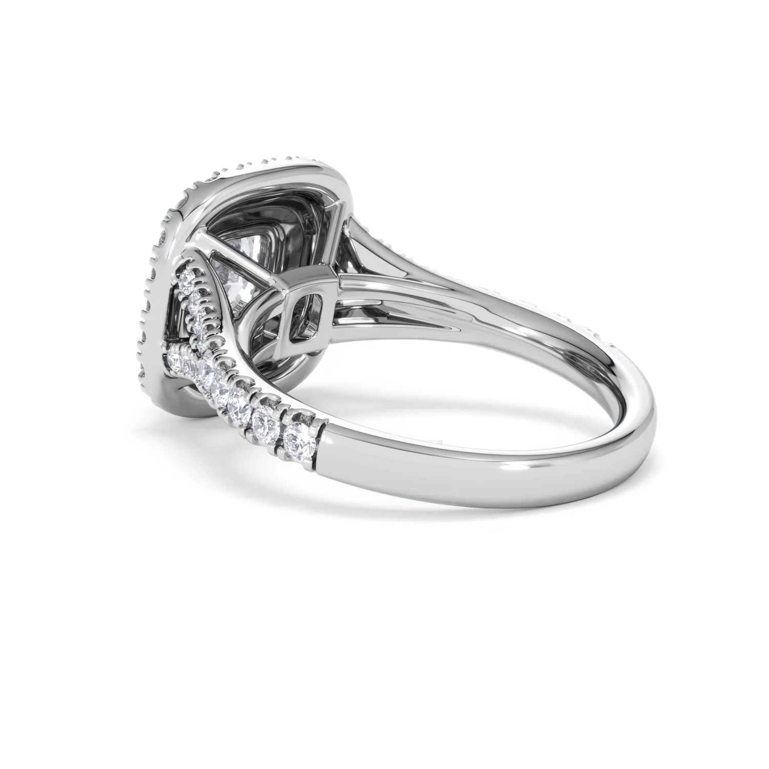 Anastasia Lab Diamond Halo Engagement Ring 18K White Gold 1.85ct F/VS1 - Image 58