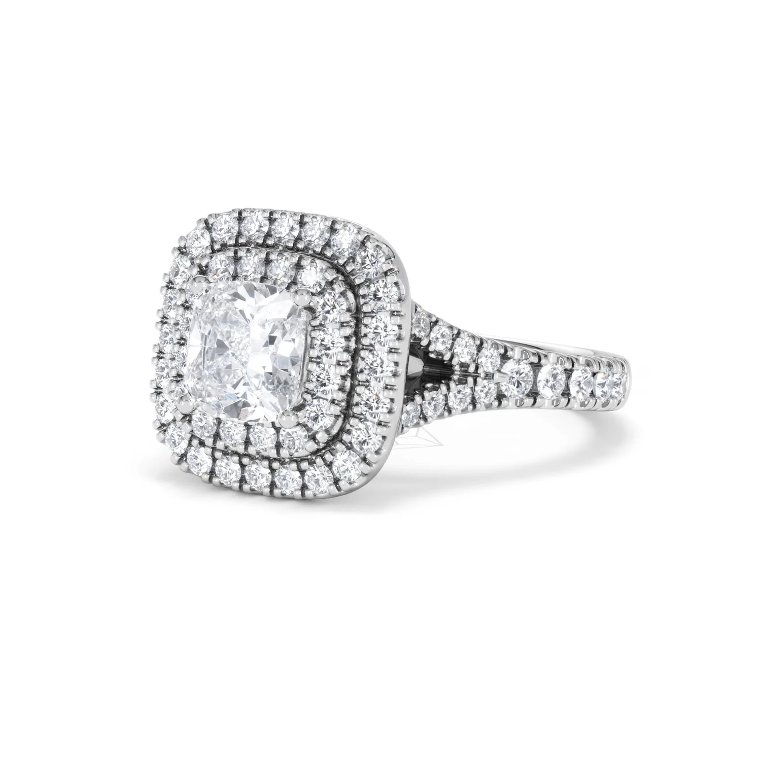 Anastasia Lab Diamond Halo Engagement Ring 18K White Gold 1.85ct F/VS1 - Image 81