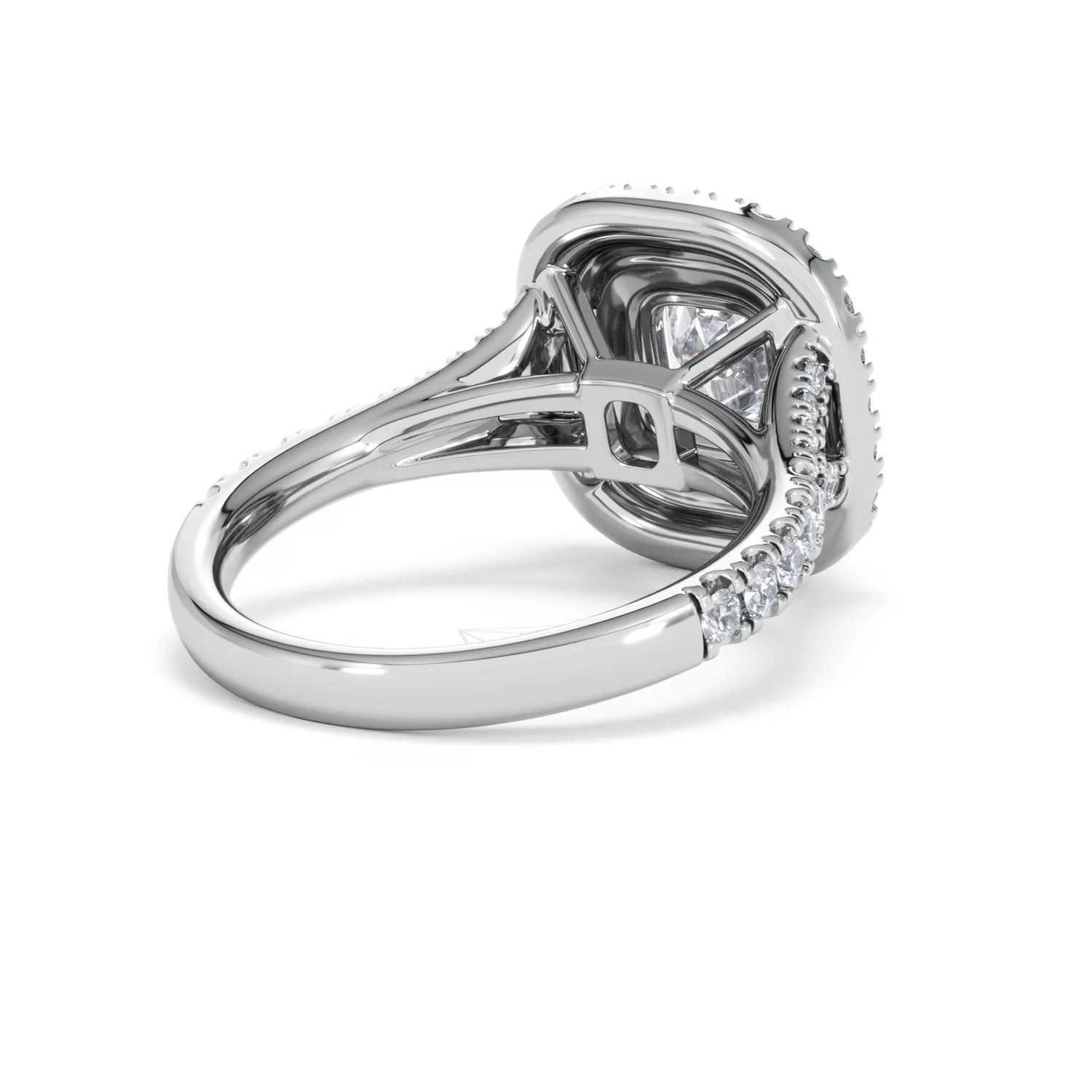 Anastasia Lab Diamond Halo Engagement Ring 18K White Gold 2.15ct F/VS1 - Image 40