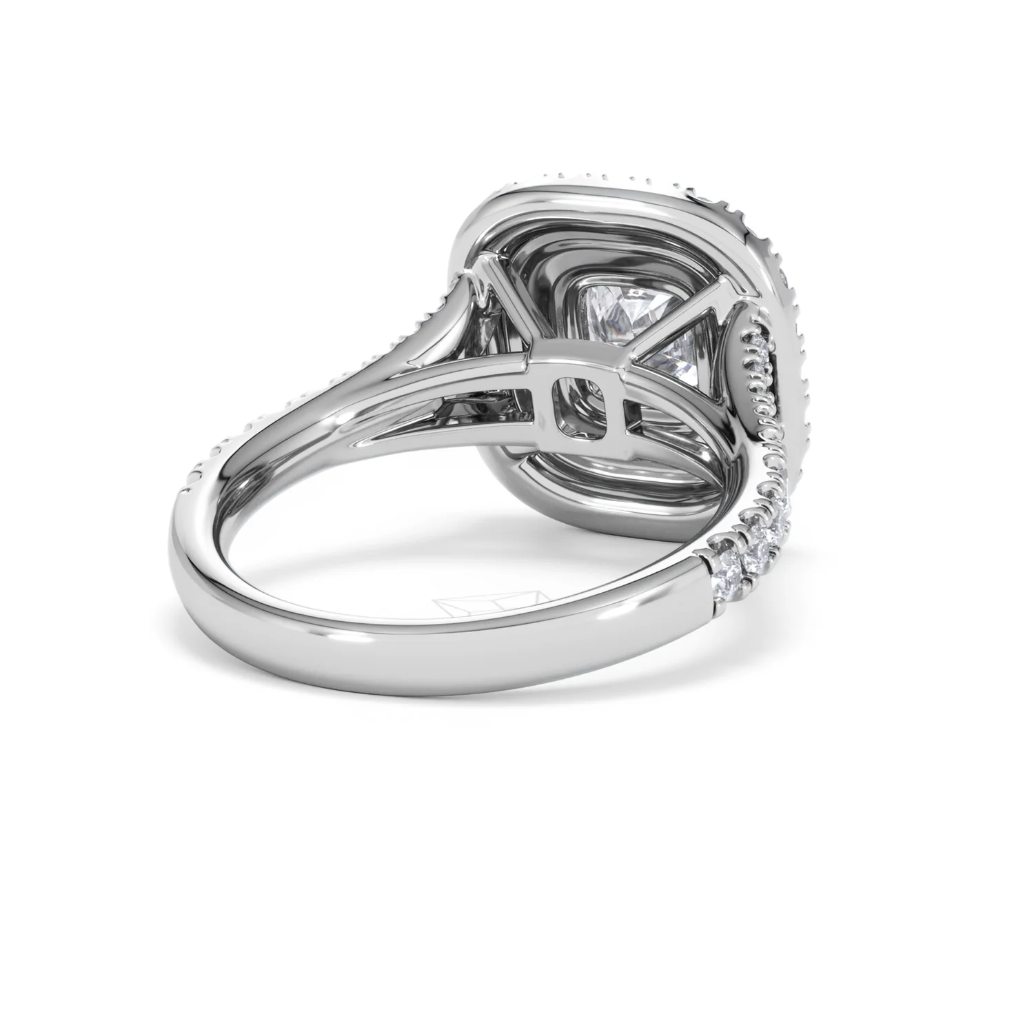 Anastasia Lab Diamond Halo Engagement Ring 18K White Gold 2.15ct F/VS1 - Image 42