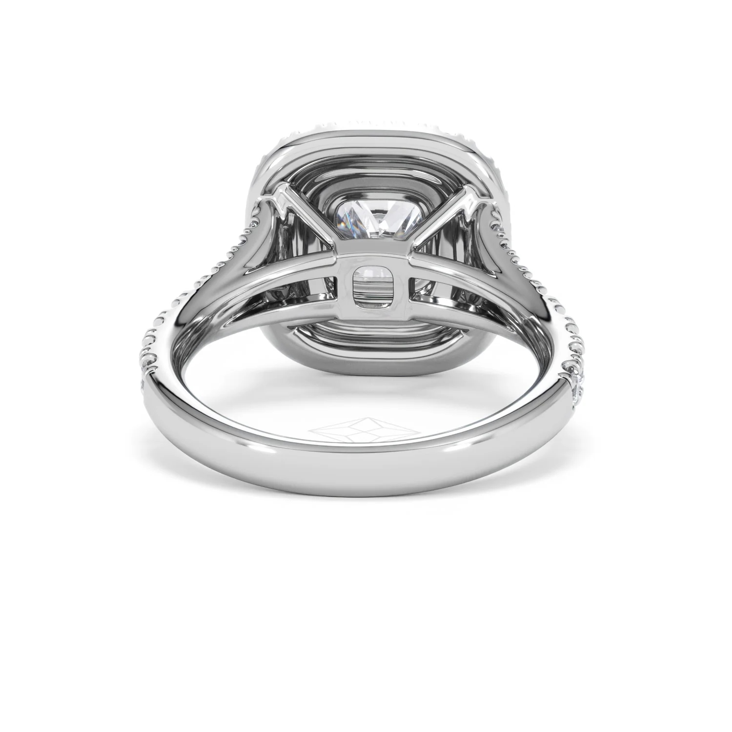 Anastasia Lab Diamond Halo Engagement Ring 18K White Gold 2.15ct F/VS1 - Image 47