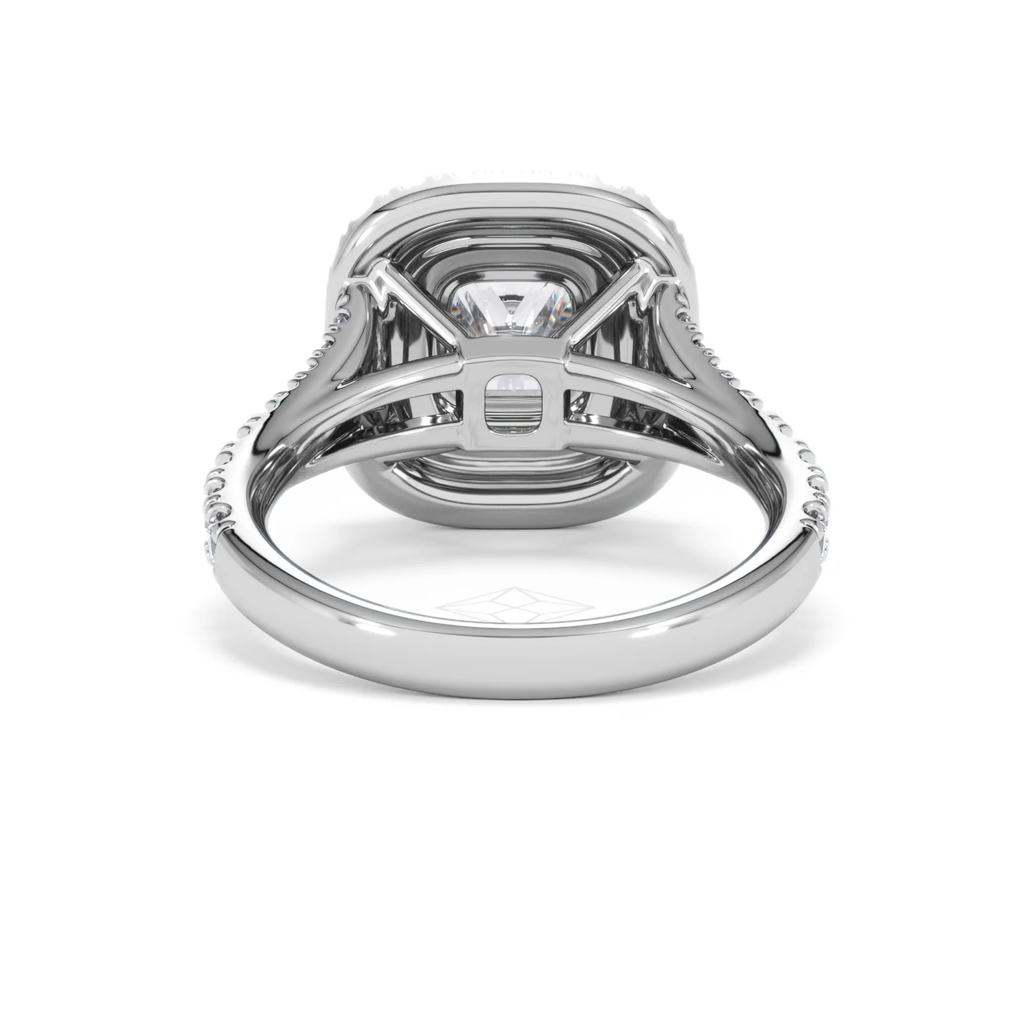 Anastasia Lab Diamond Halo Engagement Ring 18K White Gold 2.15ct F/VS1 - Image 48