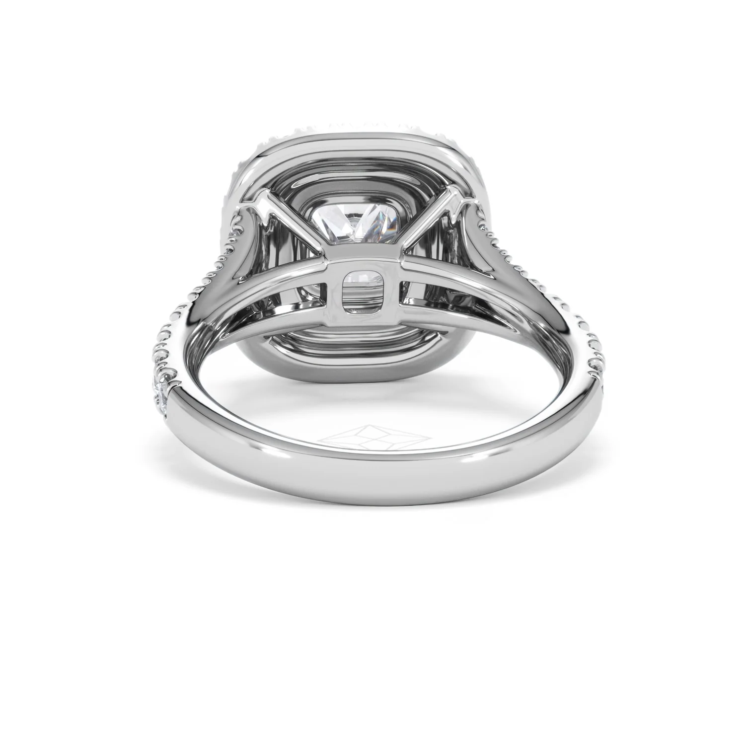 Anastasia Lab Diamond Halo Engagement Ring 18K White Gold 2.15ct F/VS1 - Image 49