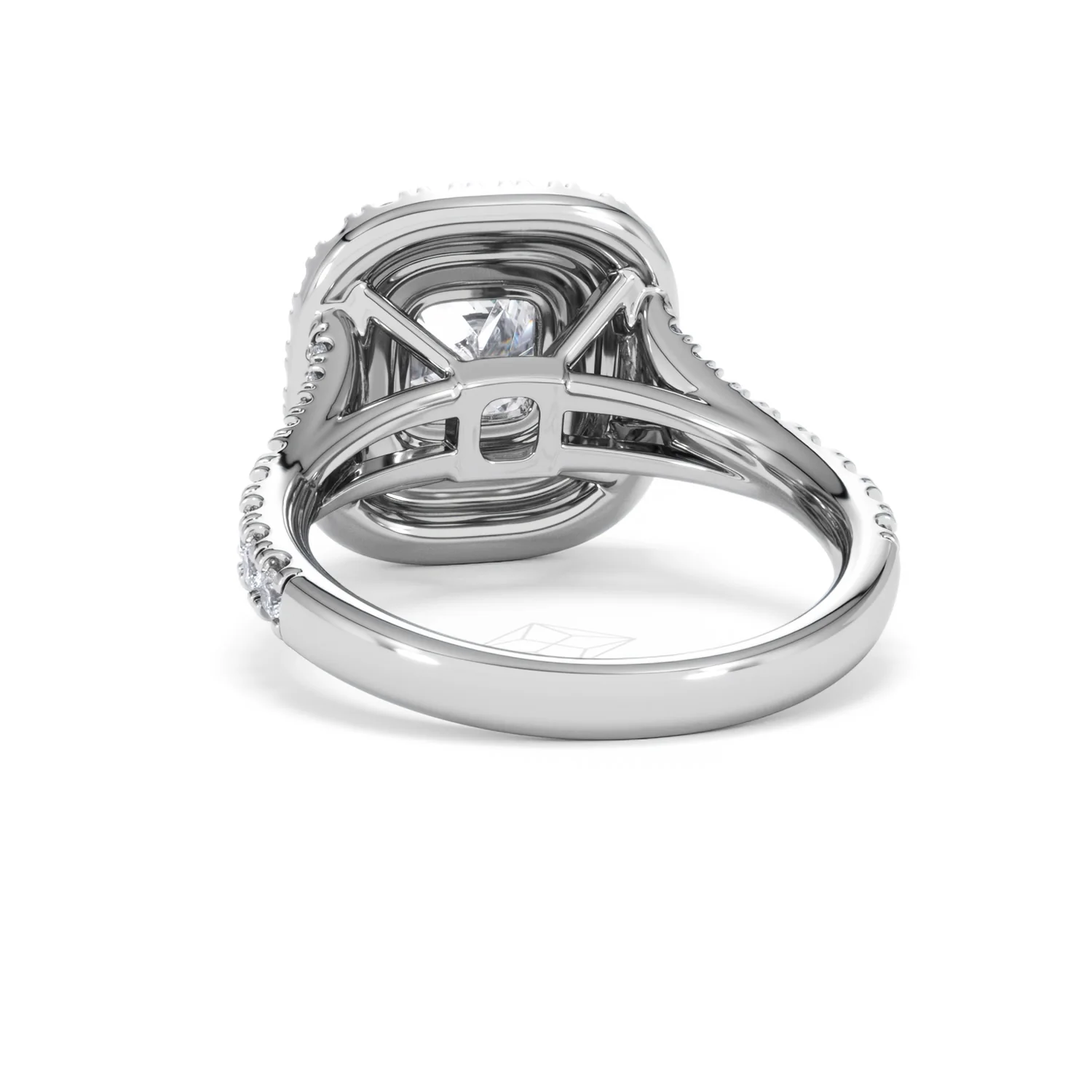 Anastasia Lab Diamond Halo Engagement Ring 18K White Gold 2.15ct F/VS1 - Image 51