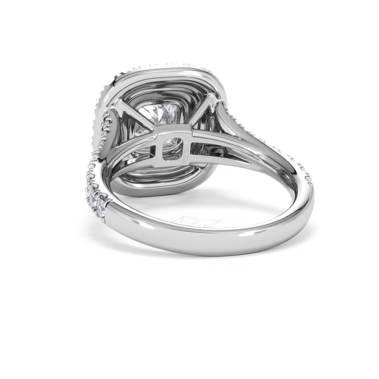 Anastasia Lab Diamond Halo Engagement Ring 18K White Gold 2.15ct F/VS1 - Image 52
