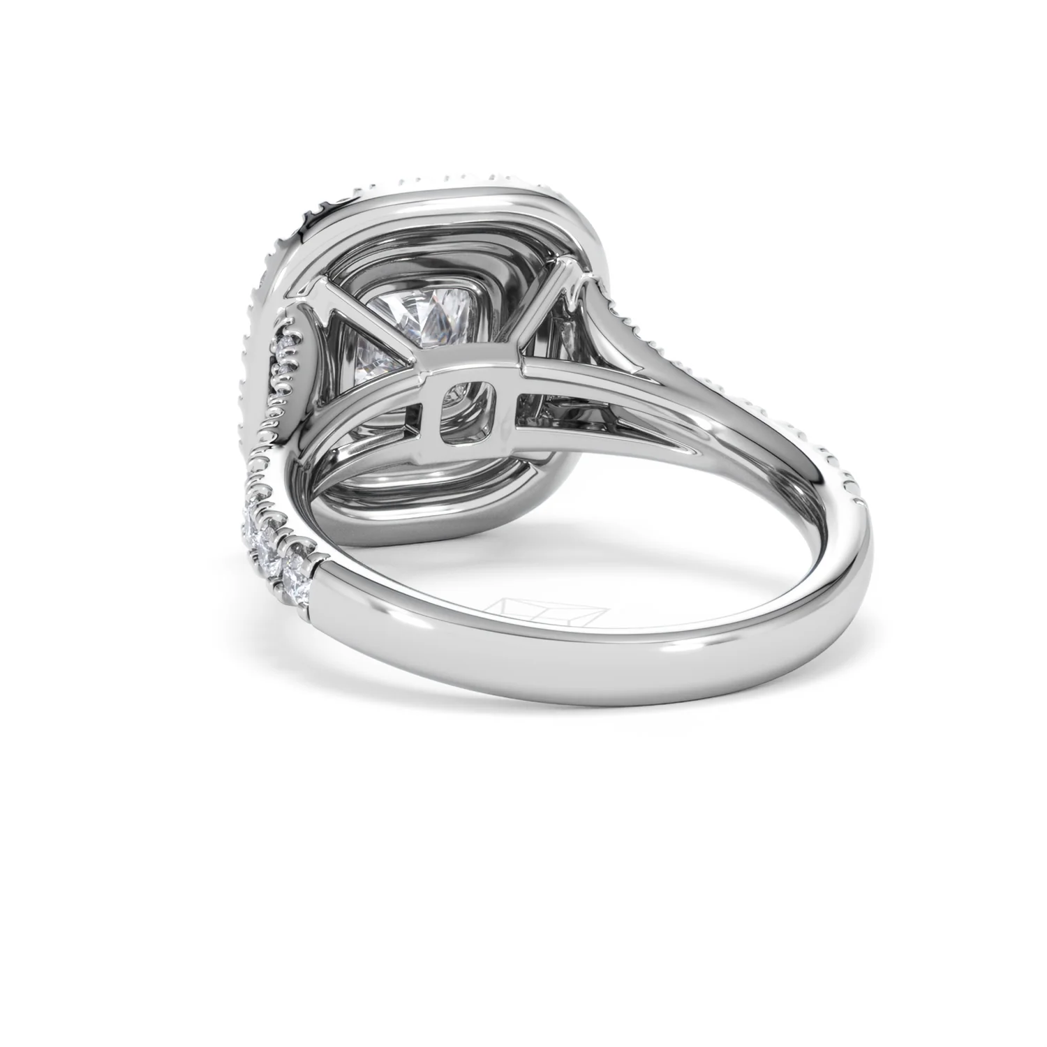 Anastasia Lab Diamond Halo Engagement Ring 18K White Gold 2.15ct F/VS1 - Image 53