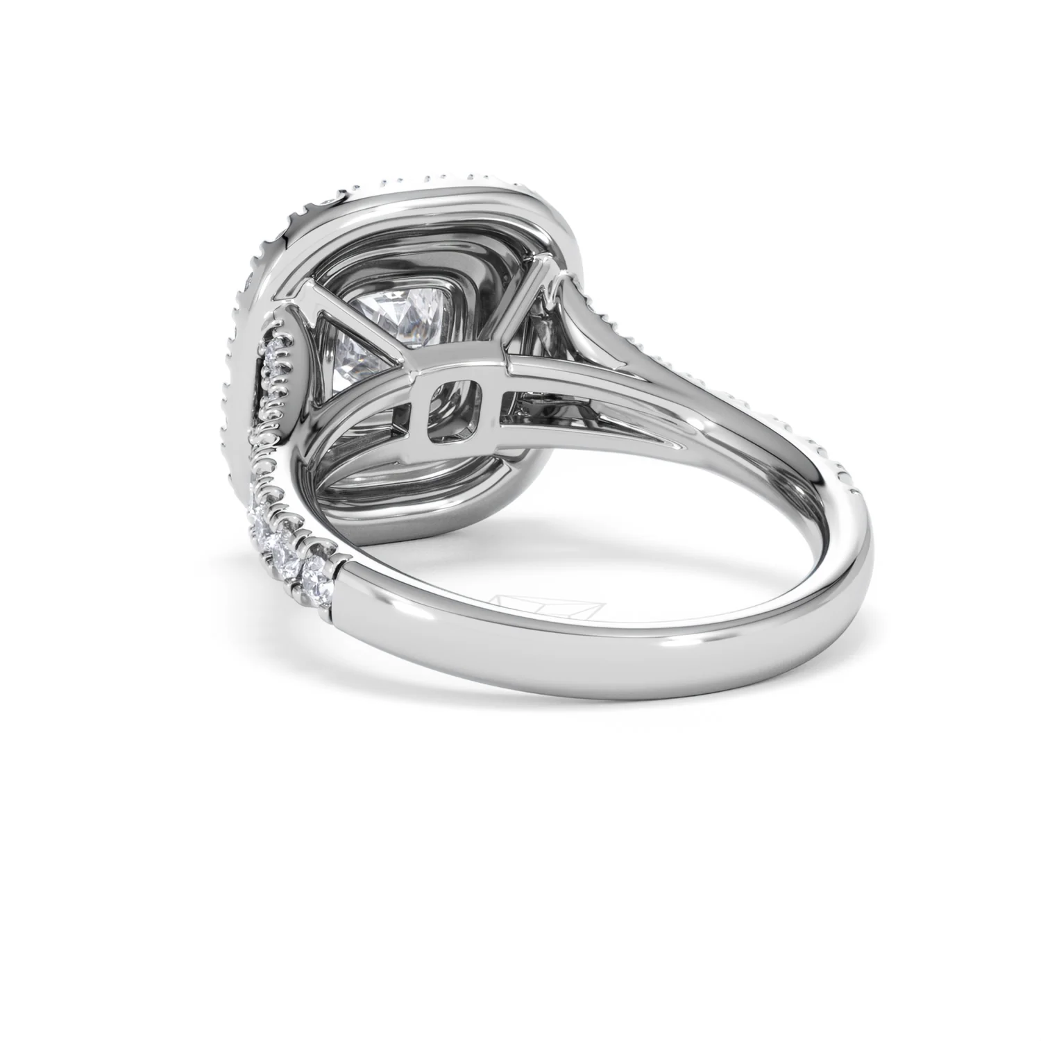 Anastasia Lab Diamond Halo Engagement Ring 18K White Gold 2.15ct F/VS1 - Image 54