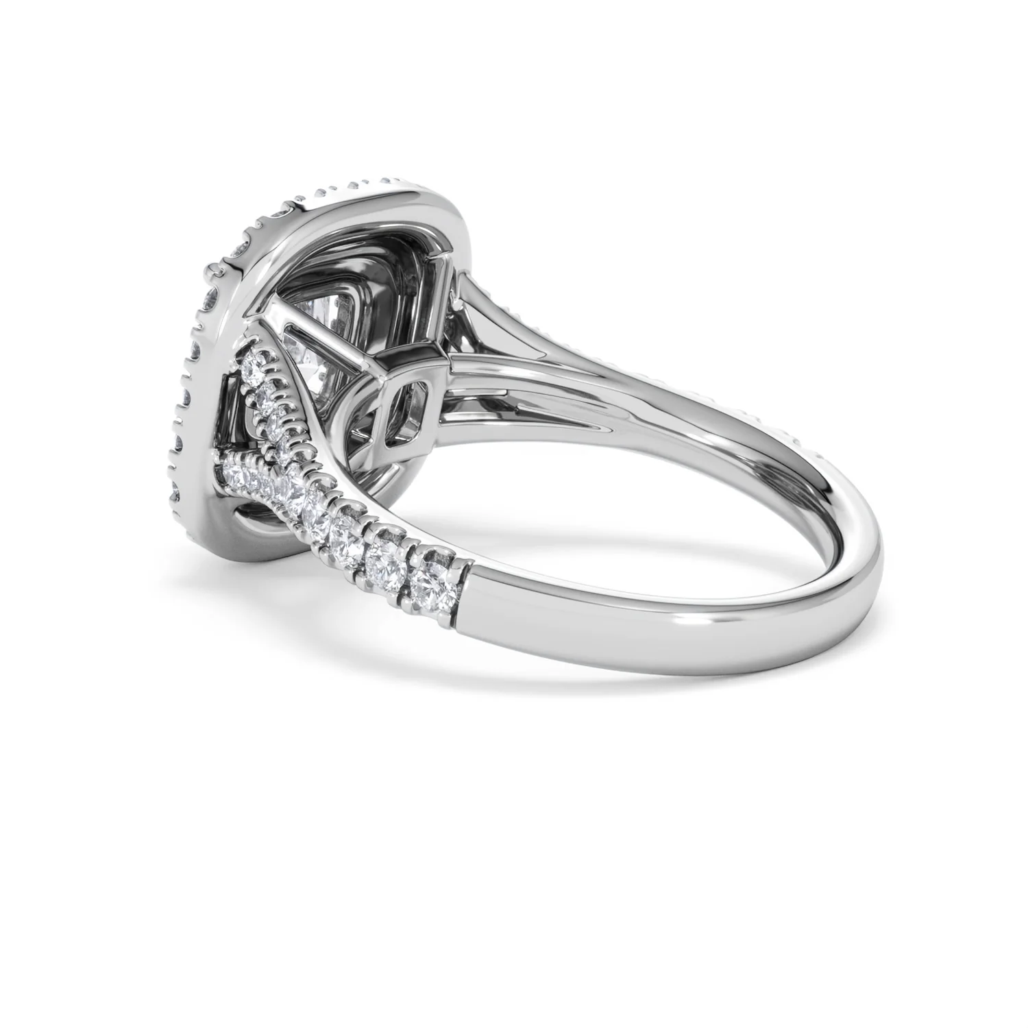 Anastasia Lab Diamond Halo Engagement Ring 18K White Gold 2.15ct F/VS1 - Image 59
