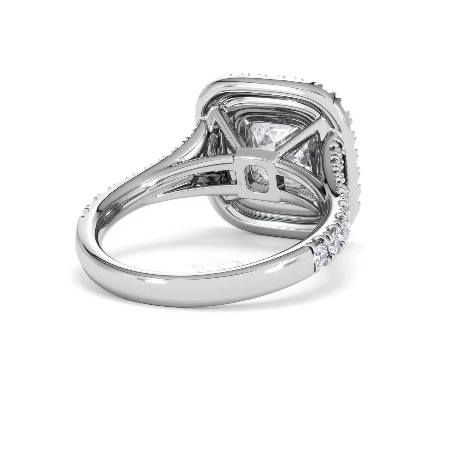 Anastasia Lab Diamond Halo Engagement Ring 18K White Gold 2.70ct F/VS1 - Image 42