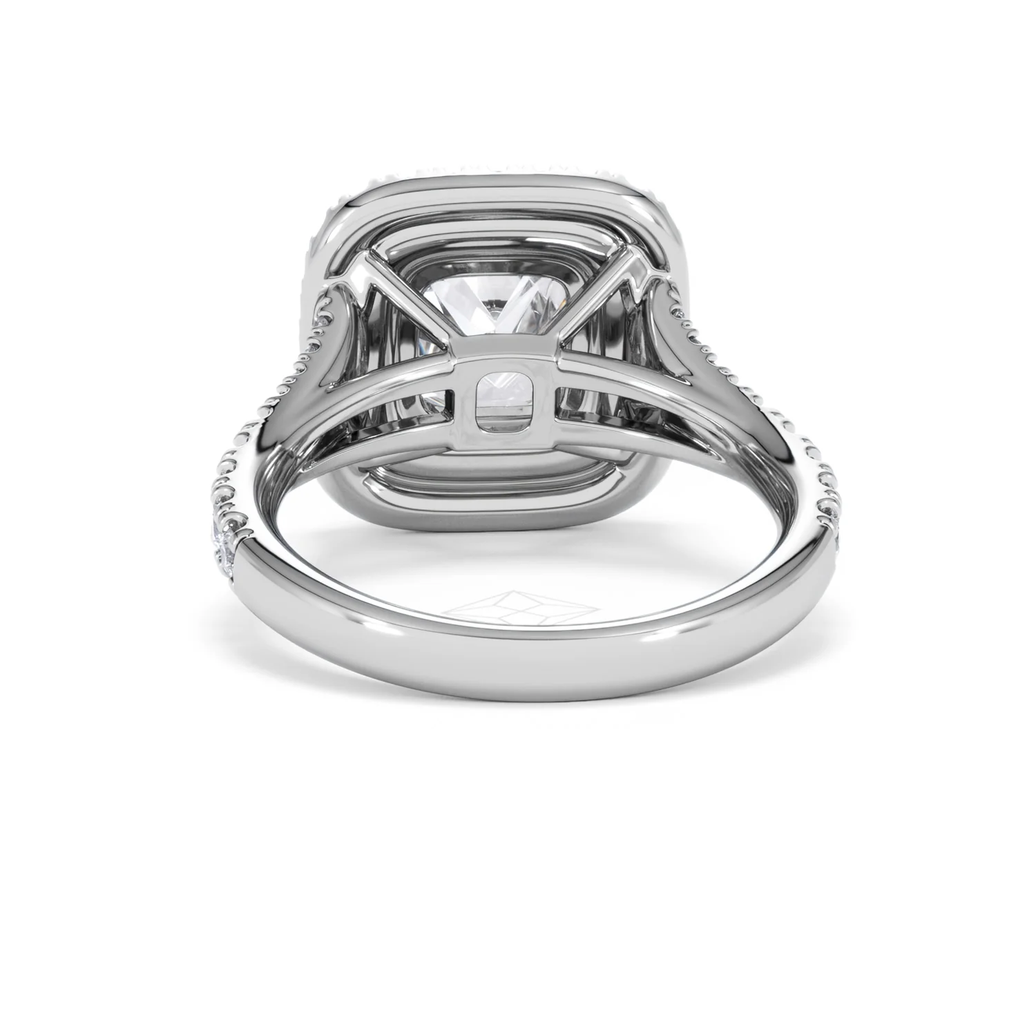 Anastasia Lab Diamond Halo Engagement Ring 18K White Gold 2.70ct F/VS1 - Image 49