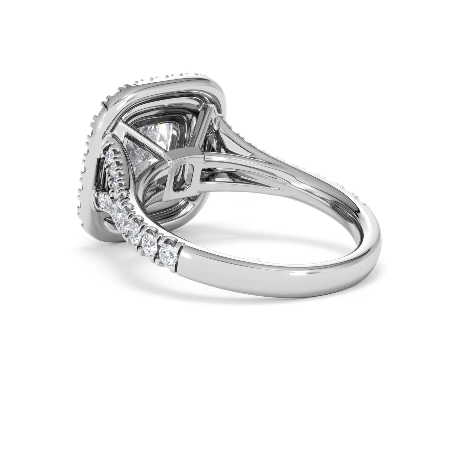 Anastasia Lab Diamond Halo Engagement Ring 18K White Gold 2.70ct F/VS1 - Image 57