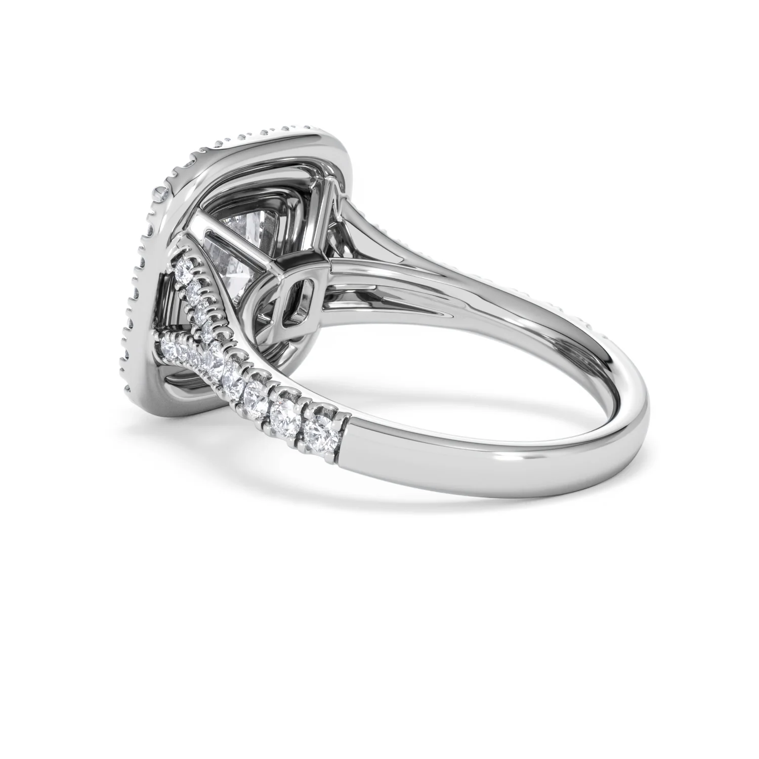 Anastasia Lab Diamond Halo Engagement Ring 18K White Gold 2.70ct F/VS1 - Image 59