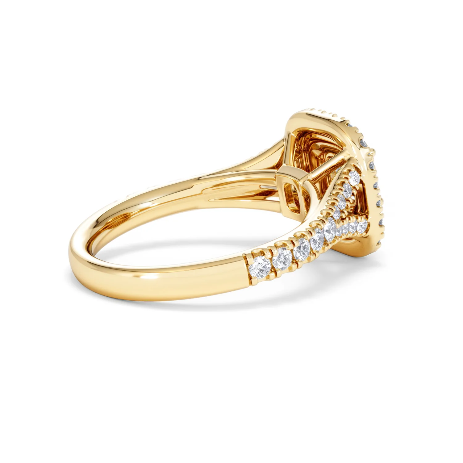 Anastasia Lab Diamond Halo Engagement Ring in 18K Gold 1.30ct F/VS1 - Image 35